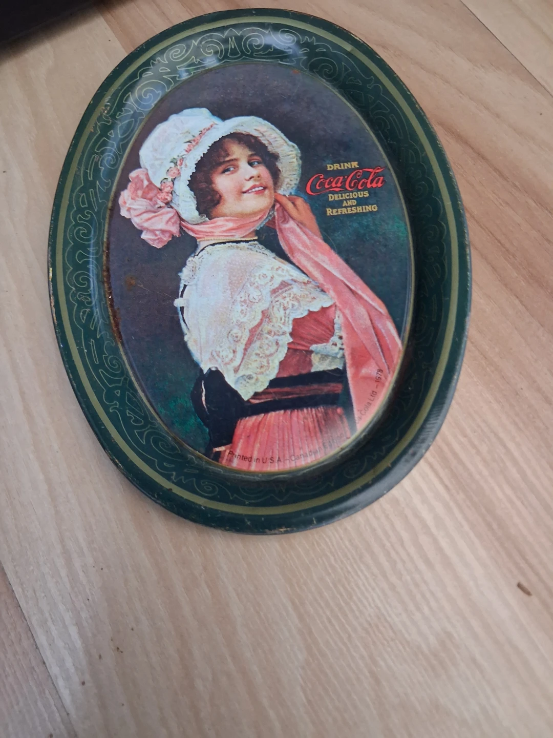 Vintage 1979 Coca-Cola Decorative Serving Tray