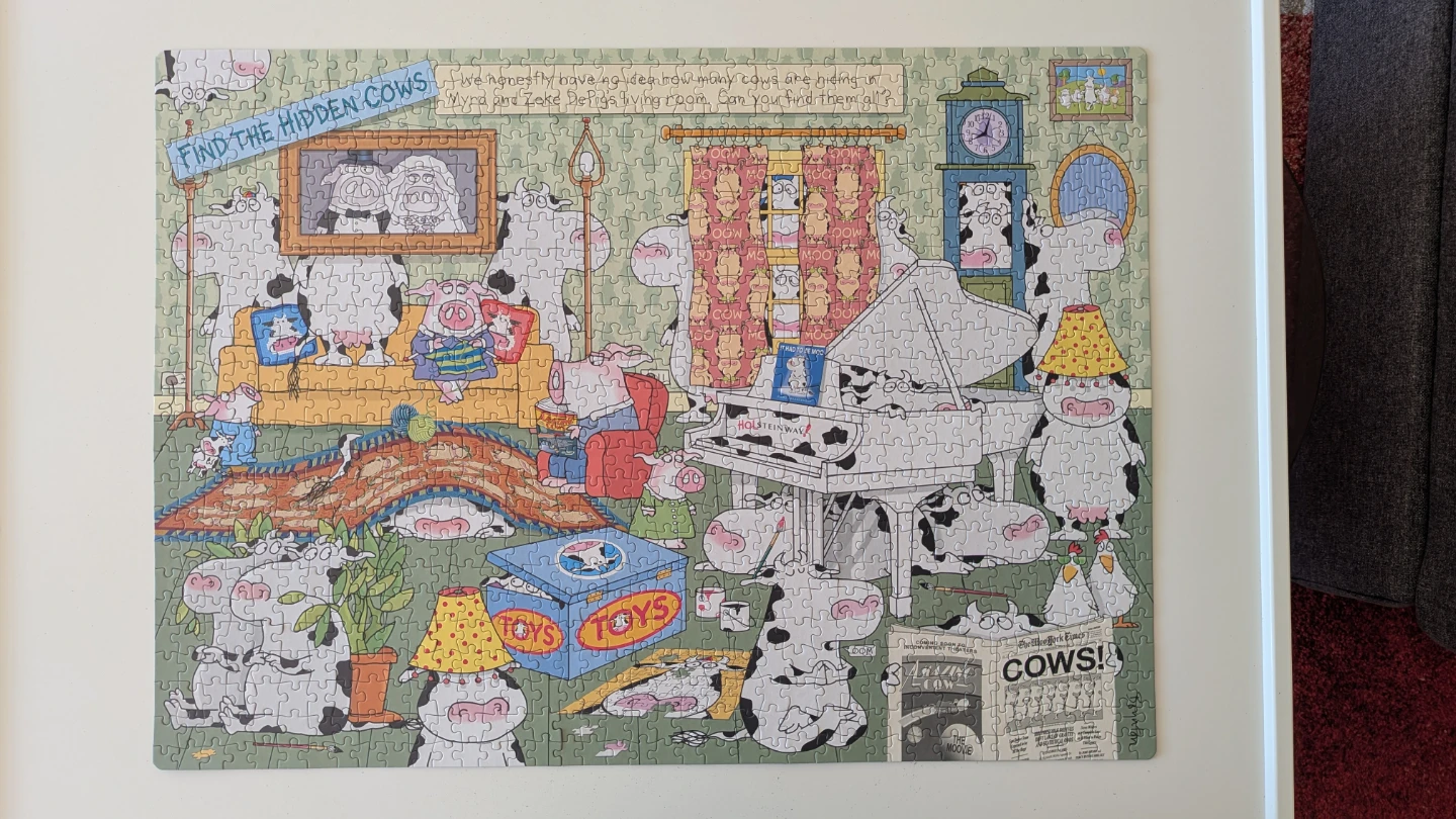 Set of 4 Assorted 1000-Piece Jigsaw Puzzles - photo 3