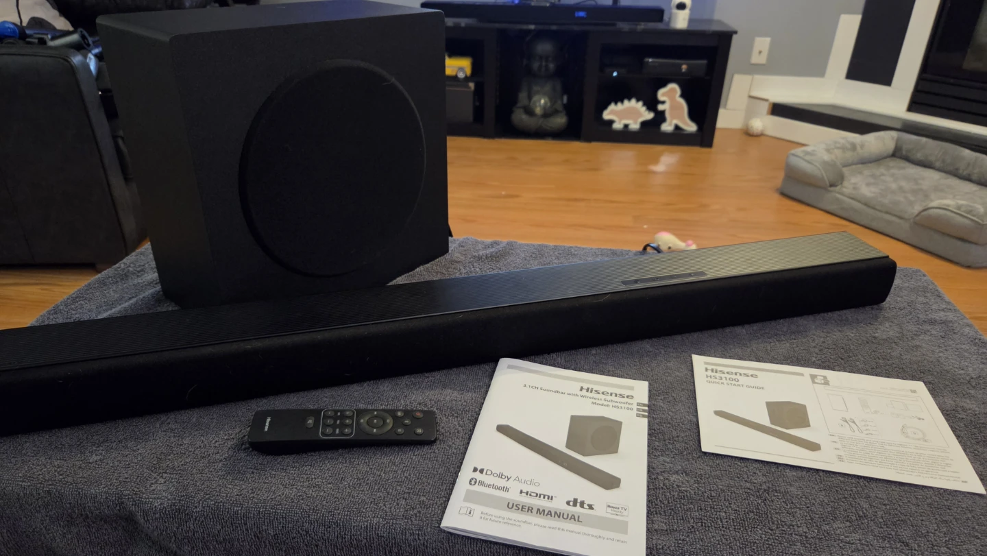 Hisense HS3100 3.1 Channel Soundbar + Wireless Subwoofer - photo 2