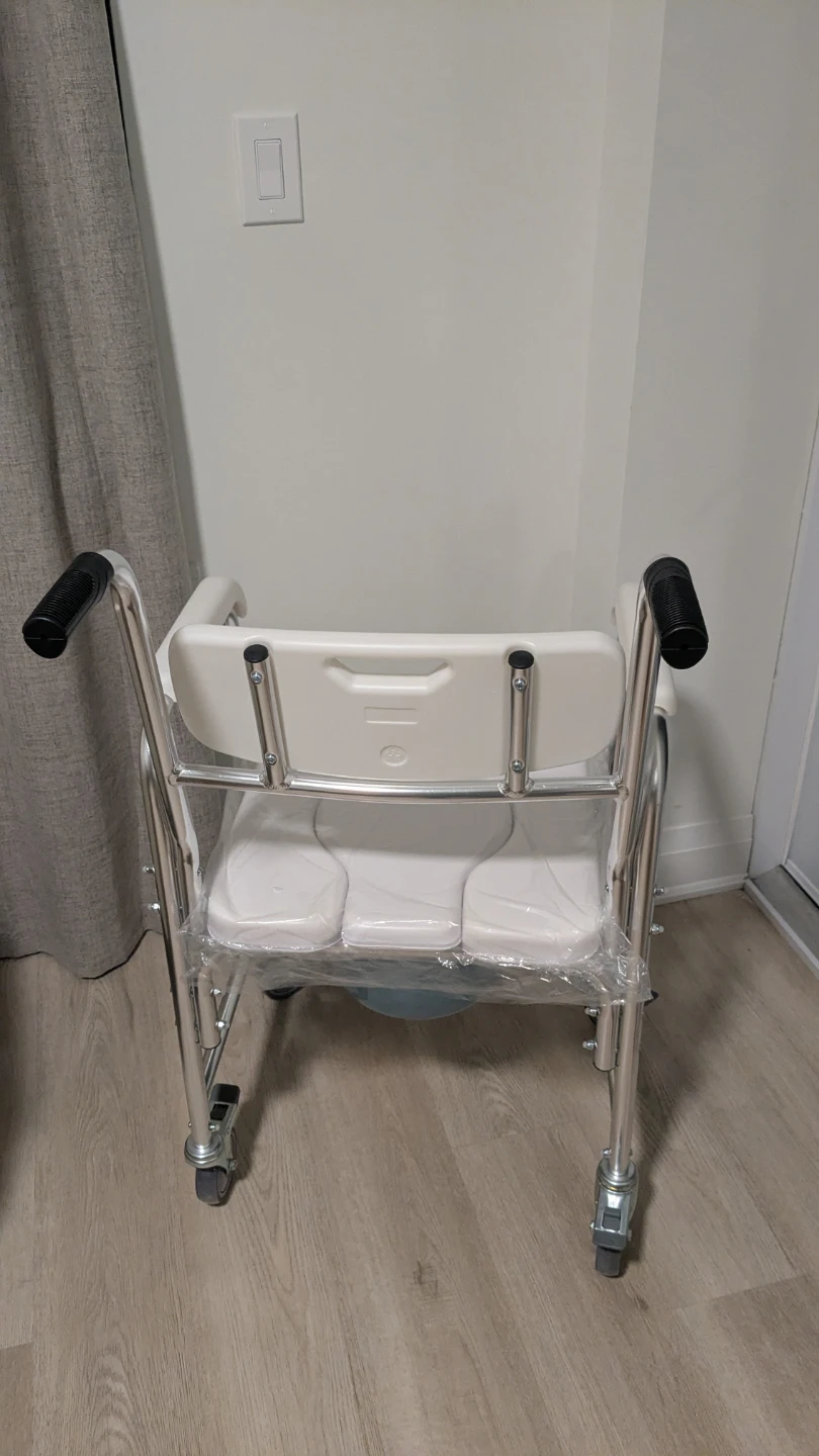 Toilet wheel chair for seniors. - photo 4