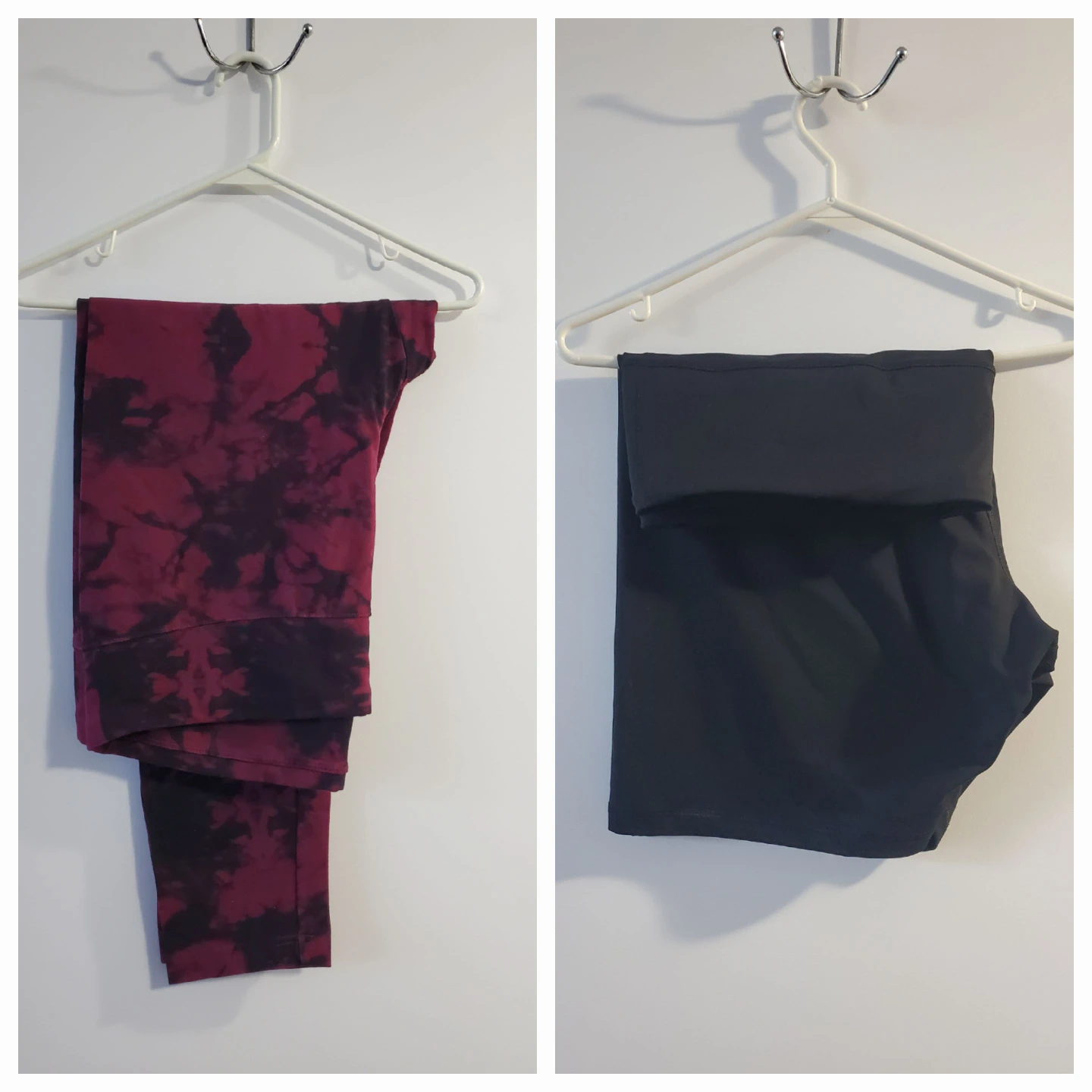 [$3 PLUS SIZE BUNDLE]:Tie-Dye Athletic Leggings & Shorts