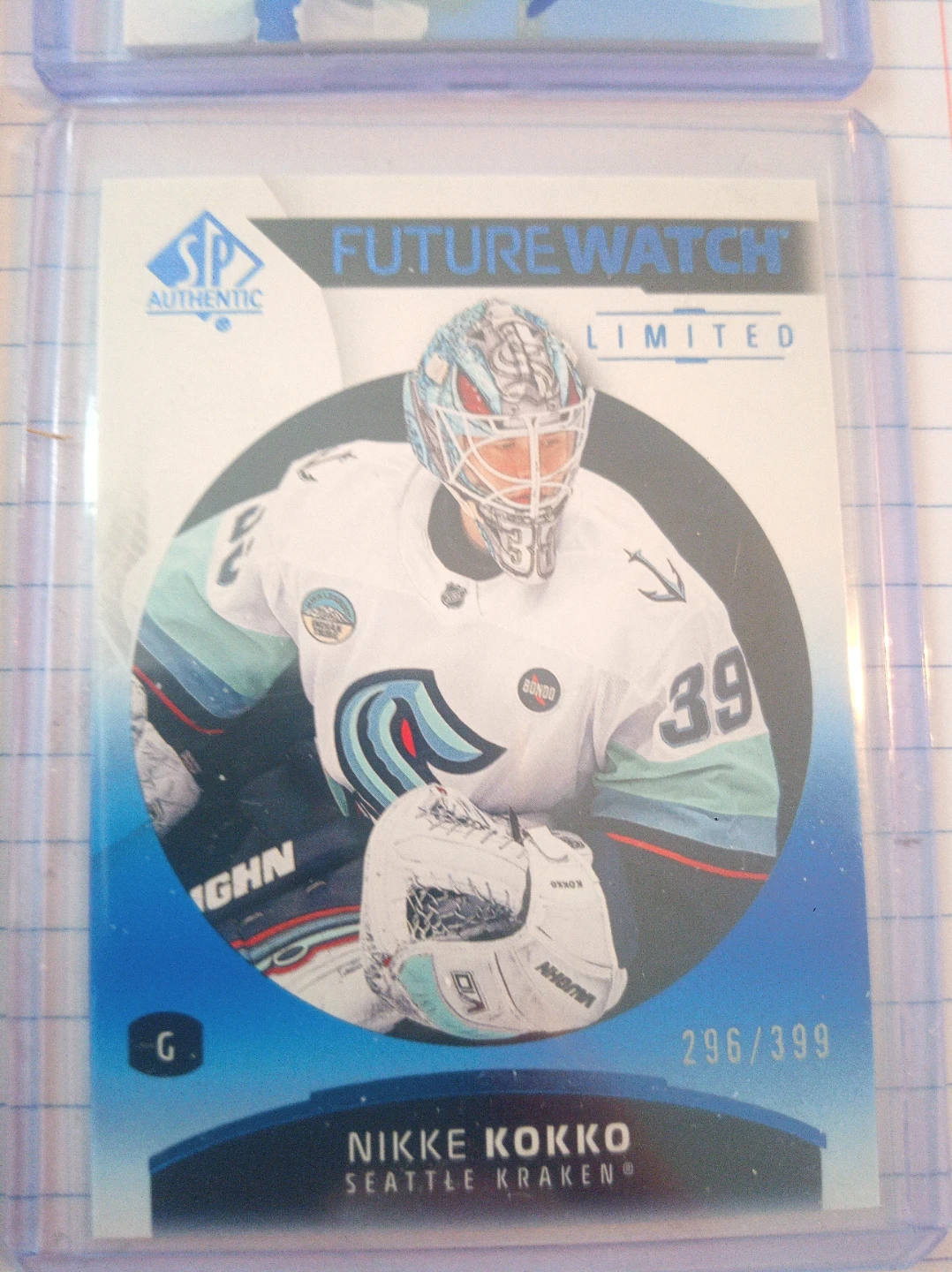 Seattle Kraken autograph patch  and numbered Rookie Hockey Cards - photo 4