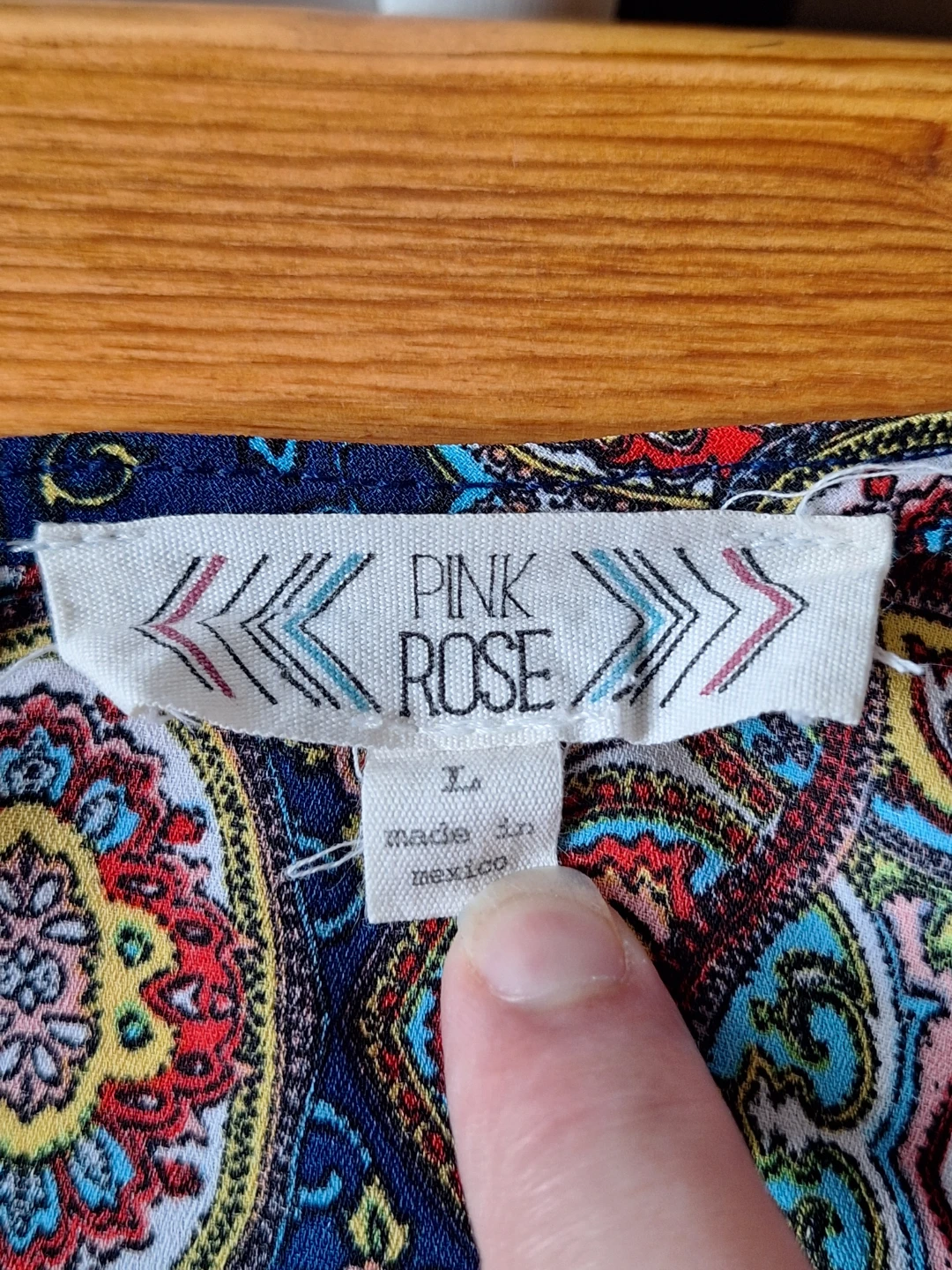 Pink Rose Paisley Print Blouse - photo 3
