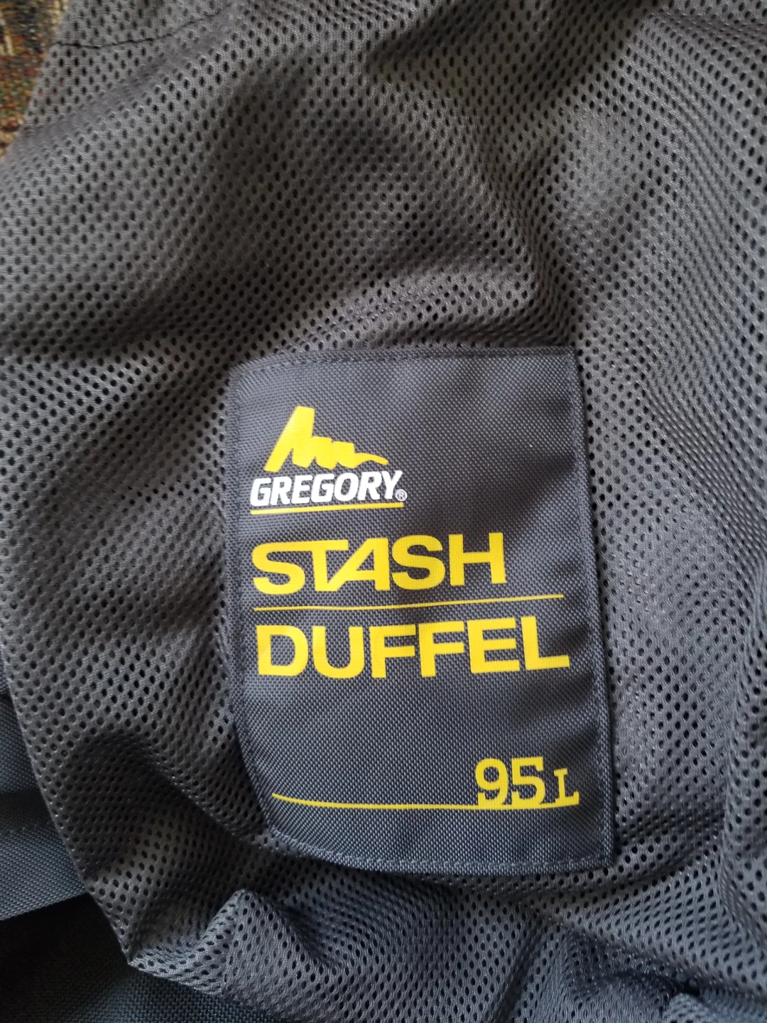 Like-new Gregory 95L Stash Duffel Backpack is spacious & durable