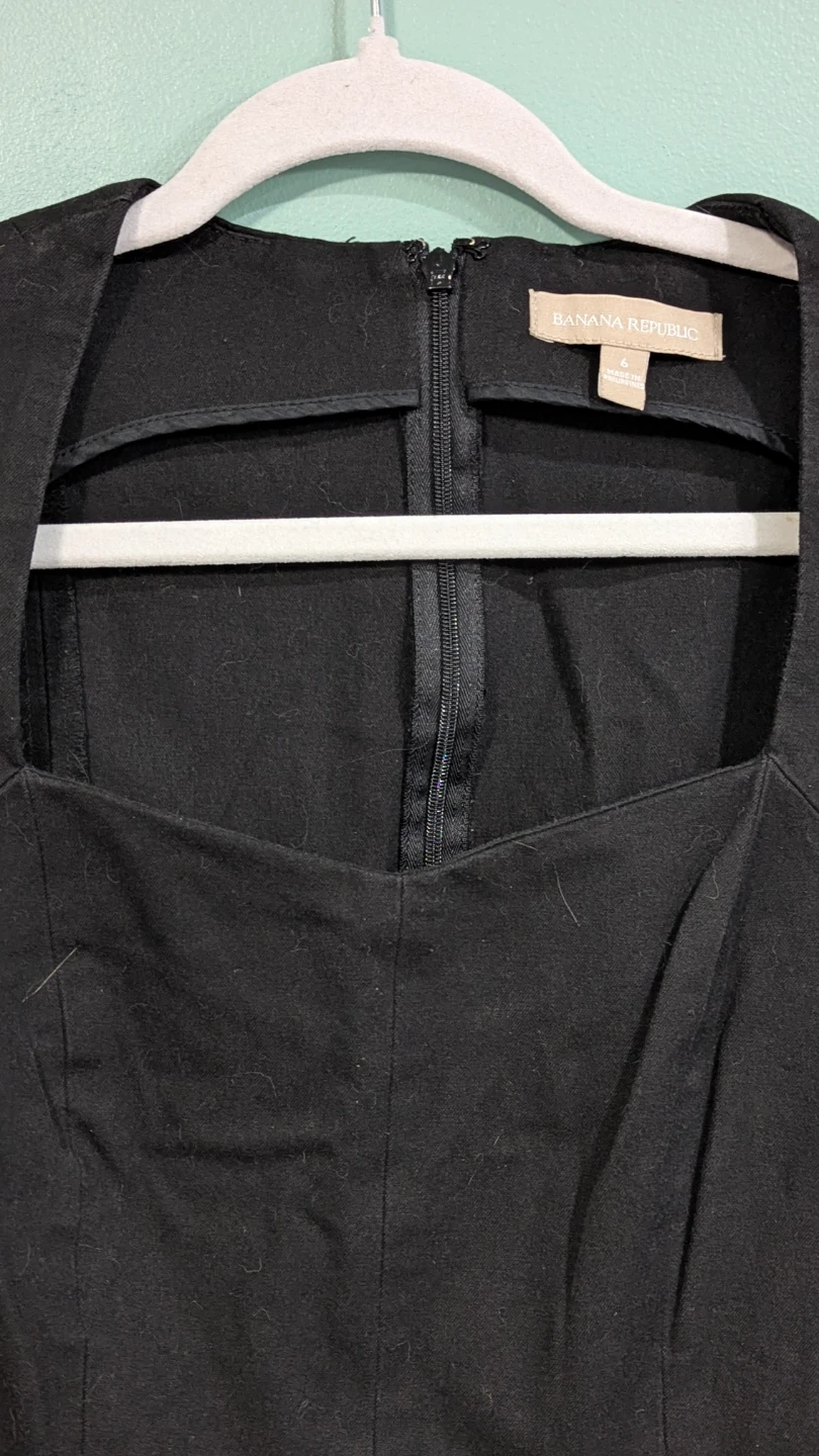 Banana Republic Black Cotton Dress - photo 3
