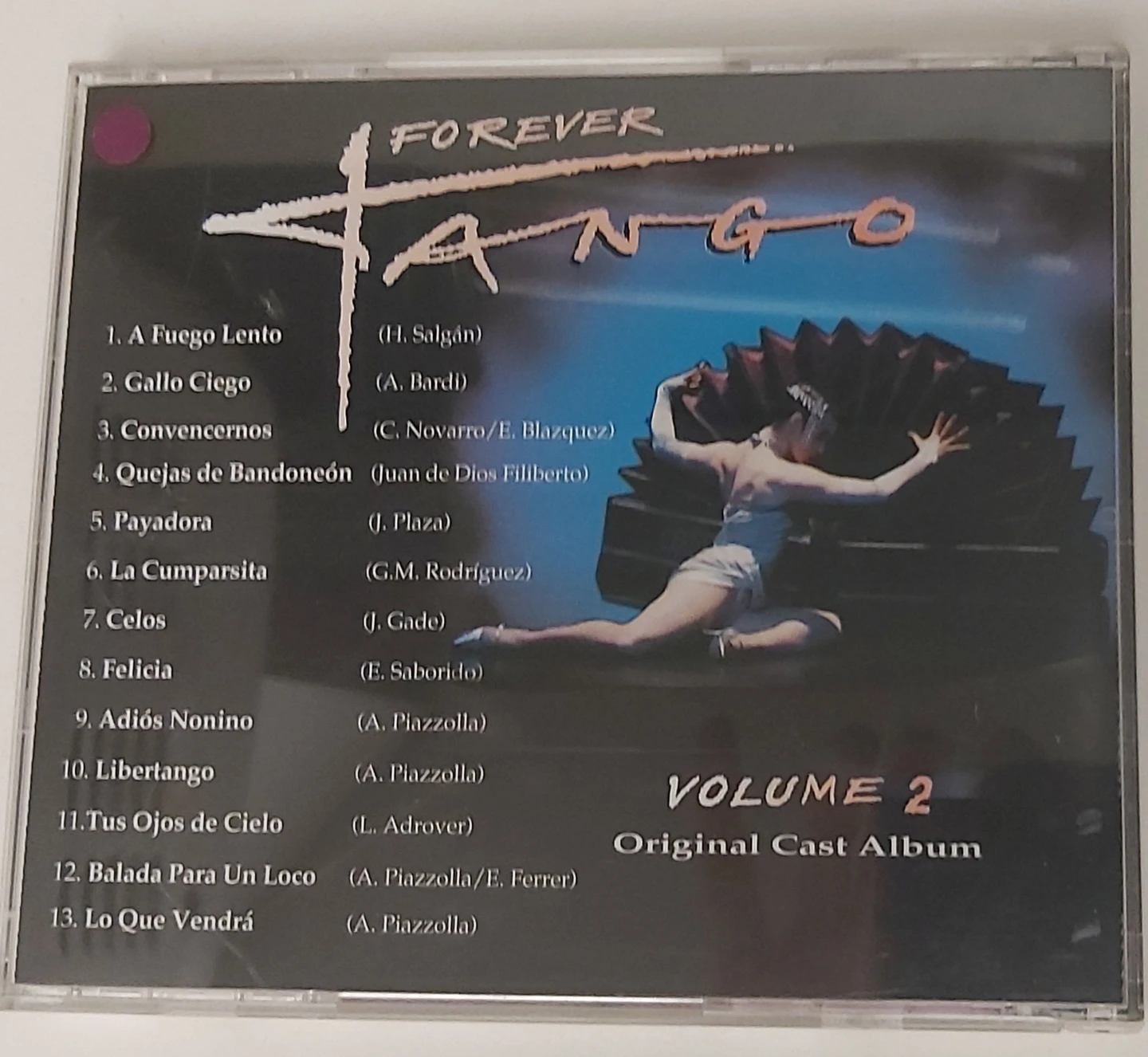 Forever Tango Volume 2 Original Cast Album CD - photo 2