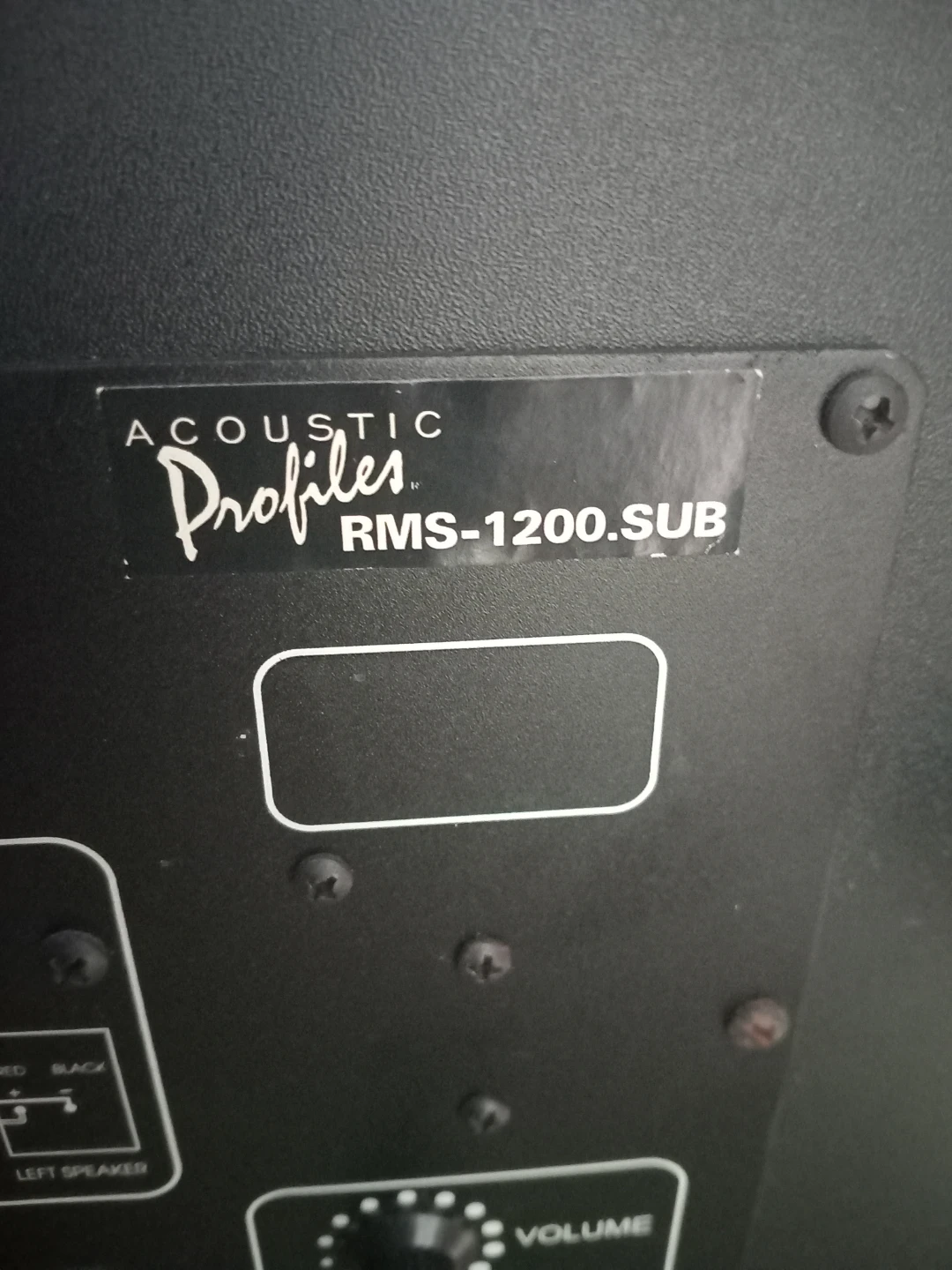 Acoustic Profiles Subwoofer Model RMS-1200.SUB - photo 4