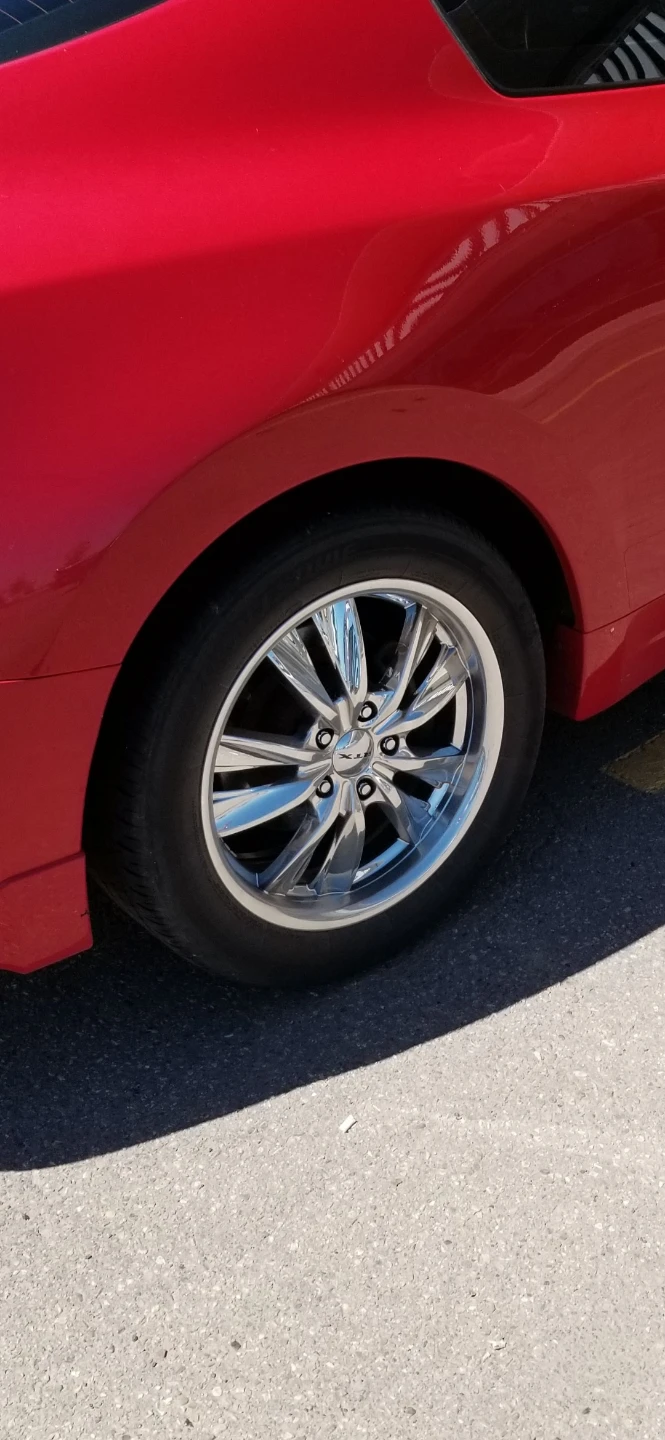 Chrome 17" rims RTX Chrome Twist PVD - photo 2