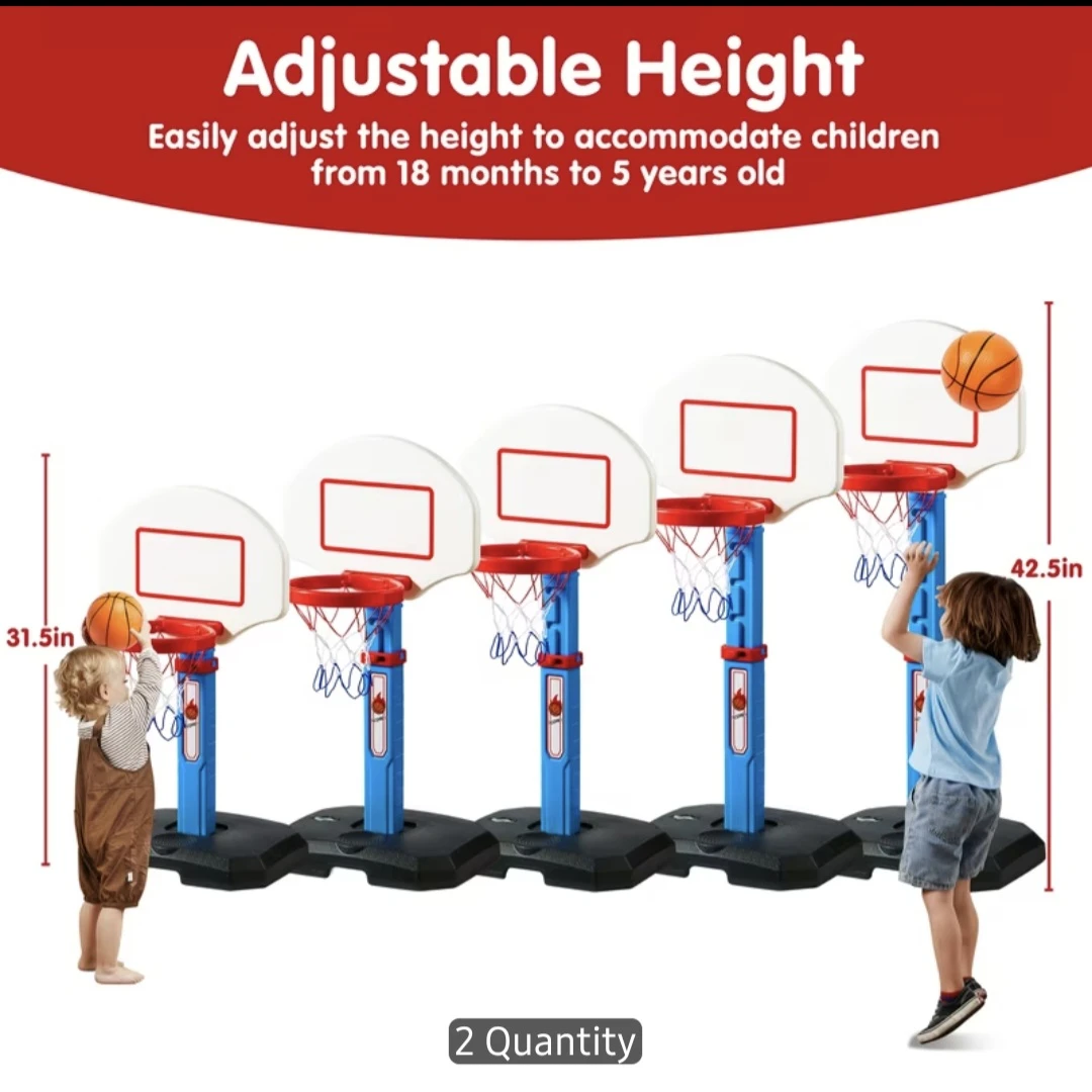 Kids Adjustable Basketball Hoop Set - photo 2