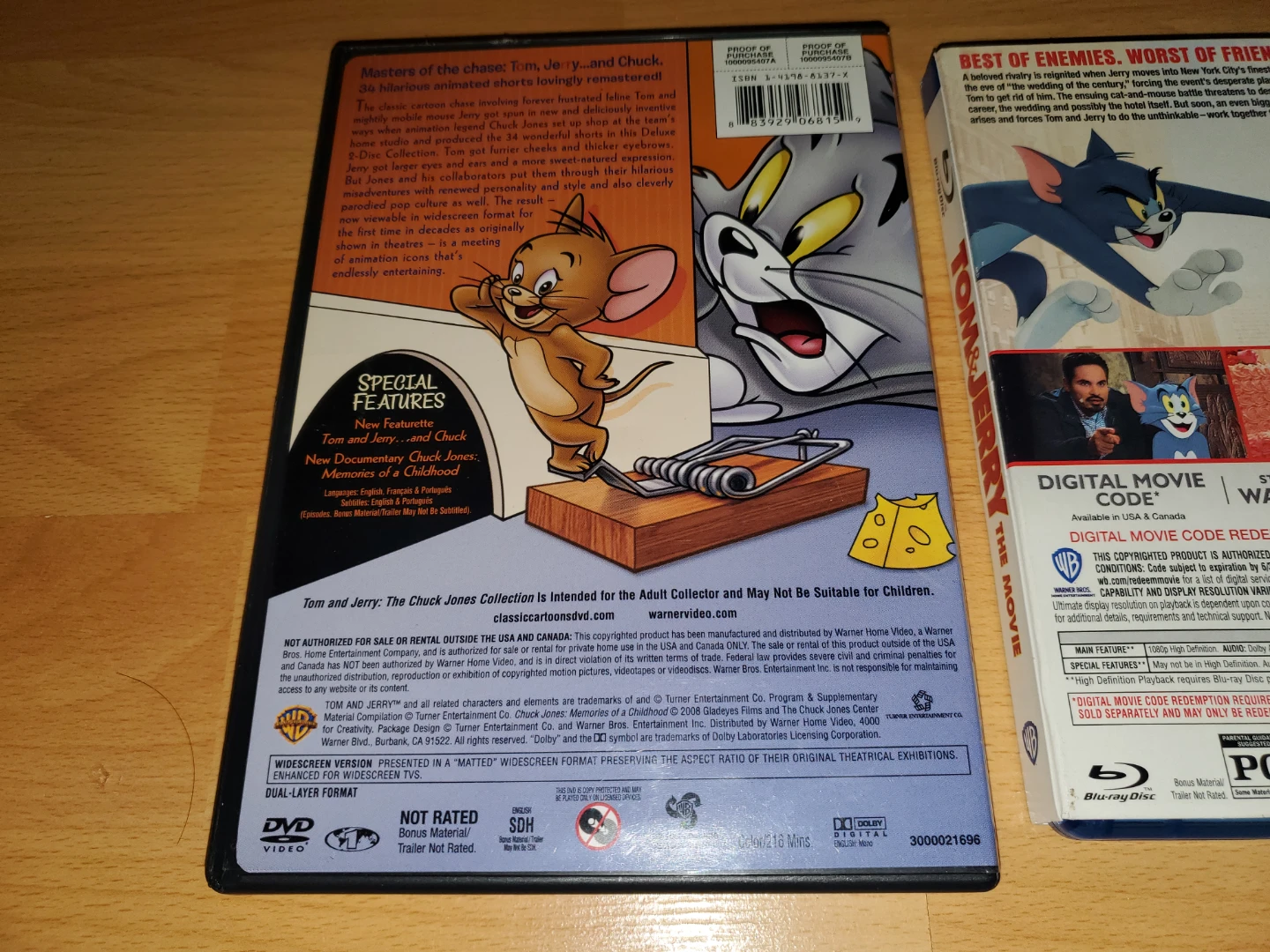 (Both for $30) Tom & Jerry Movie and The Chuck Jones Collection - photo 2