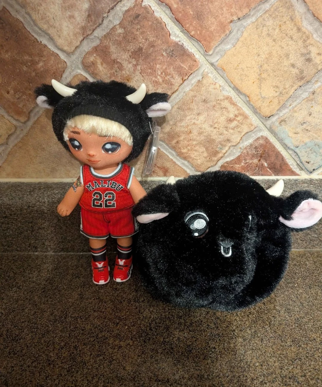 Na Na Na Surprise Doll with Bull Plush