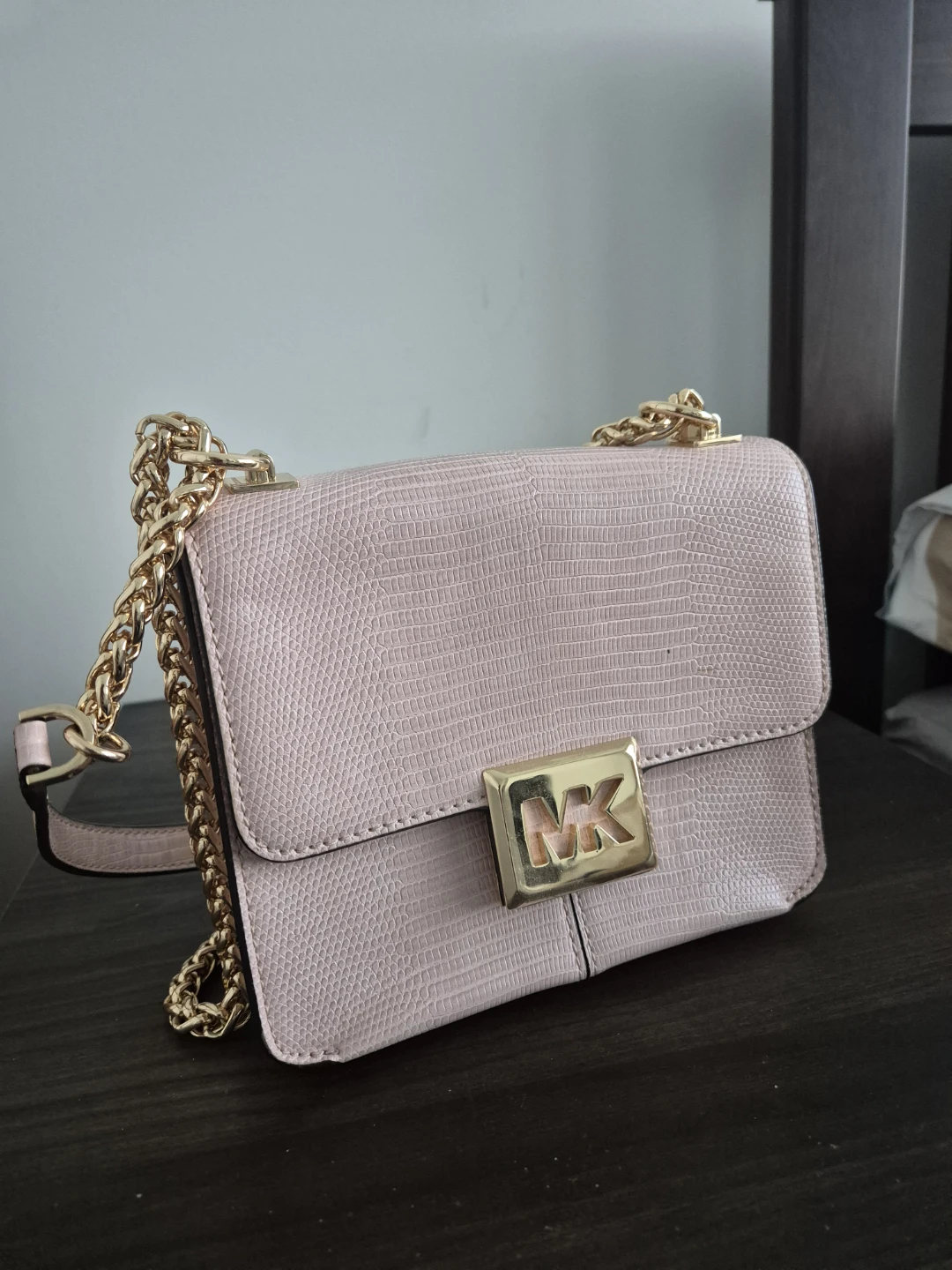 Michael Kors Pink Chain Shoulder Bag