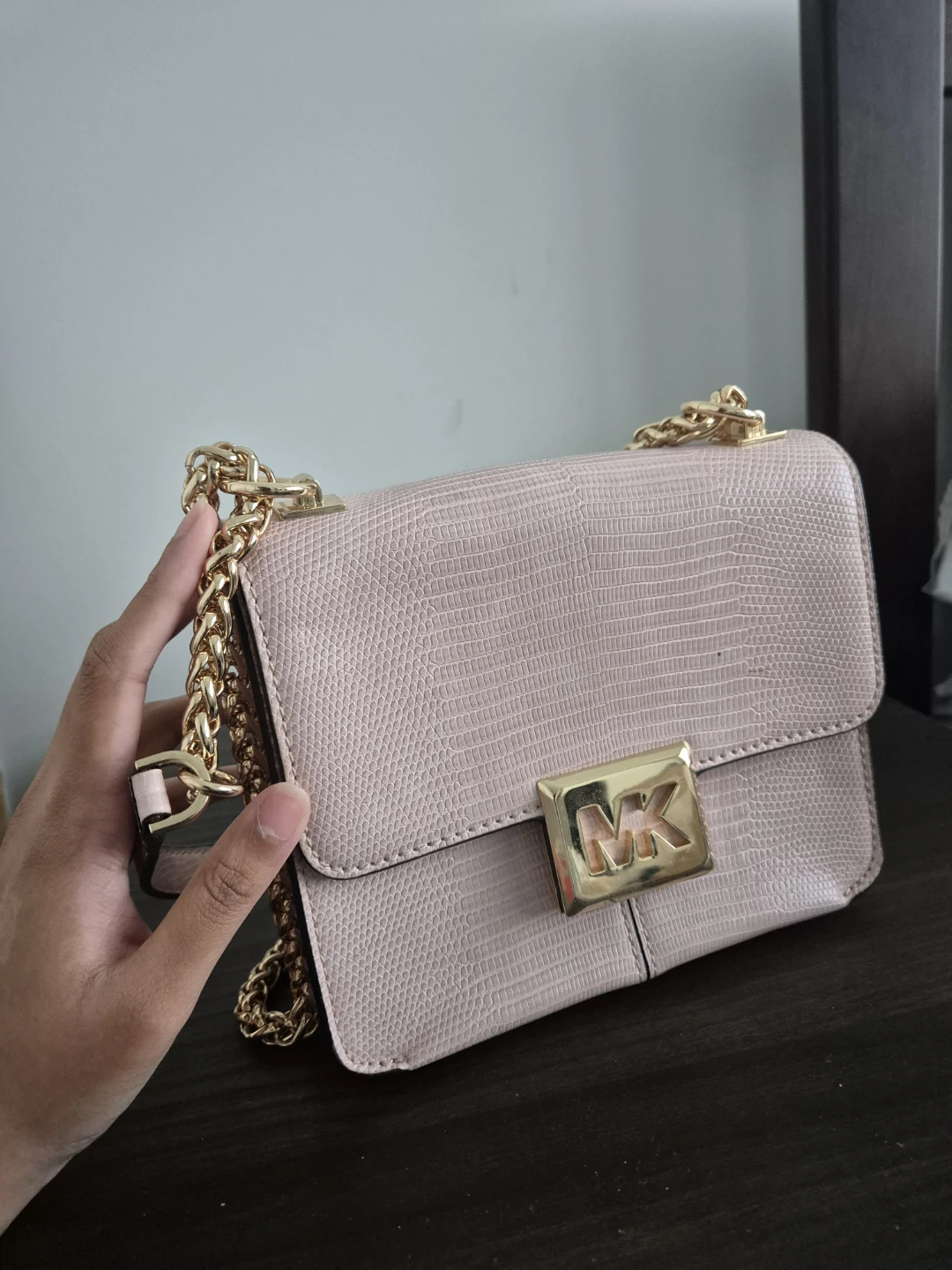 Michael Kors Pink Chain Shoulder Bag - photo 2