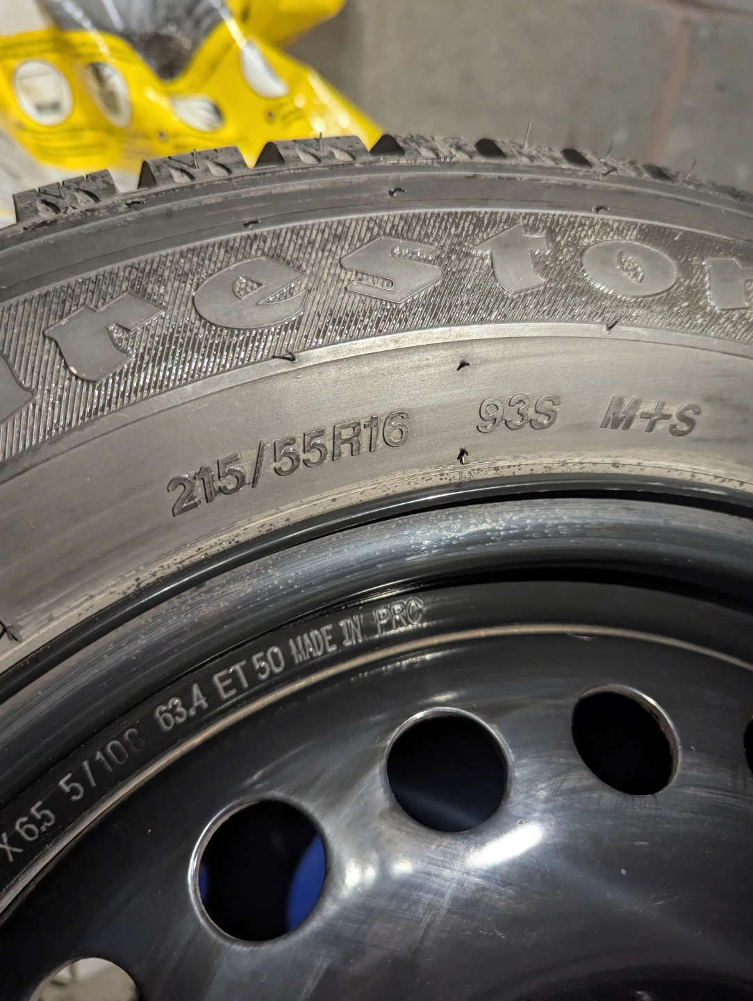 Firestone winter force 2 tires - photo 2