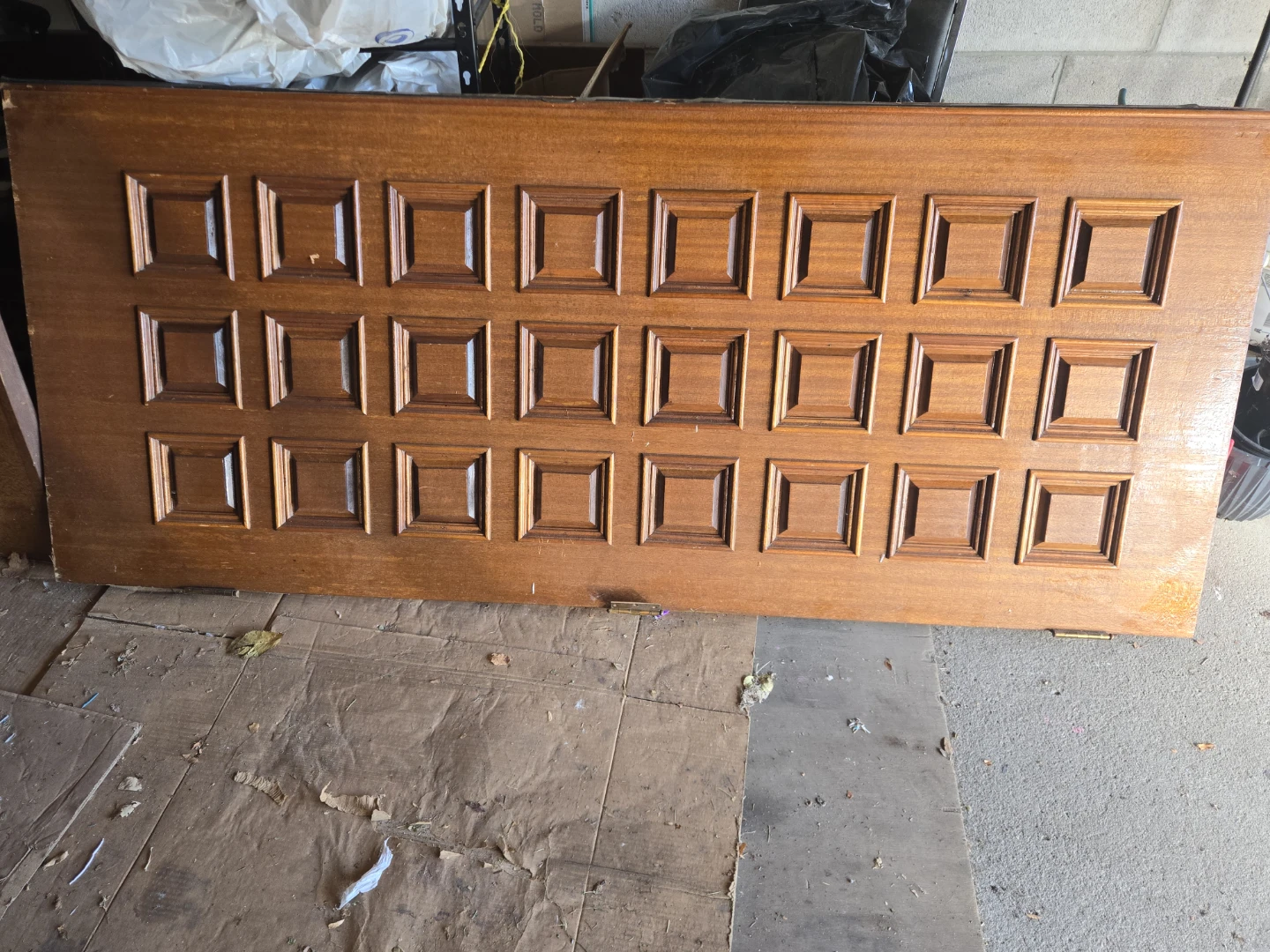Solid Wood Waffle-Pattern Door - photo 2