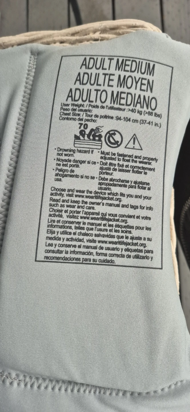 Hyperlite Adult Medium PFD Life Jacket - photo 3