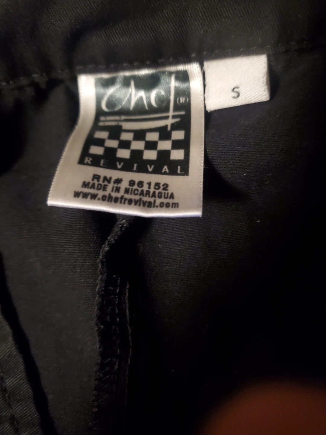 Chef Revival Black Chef Coat