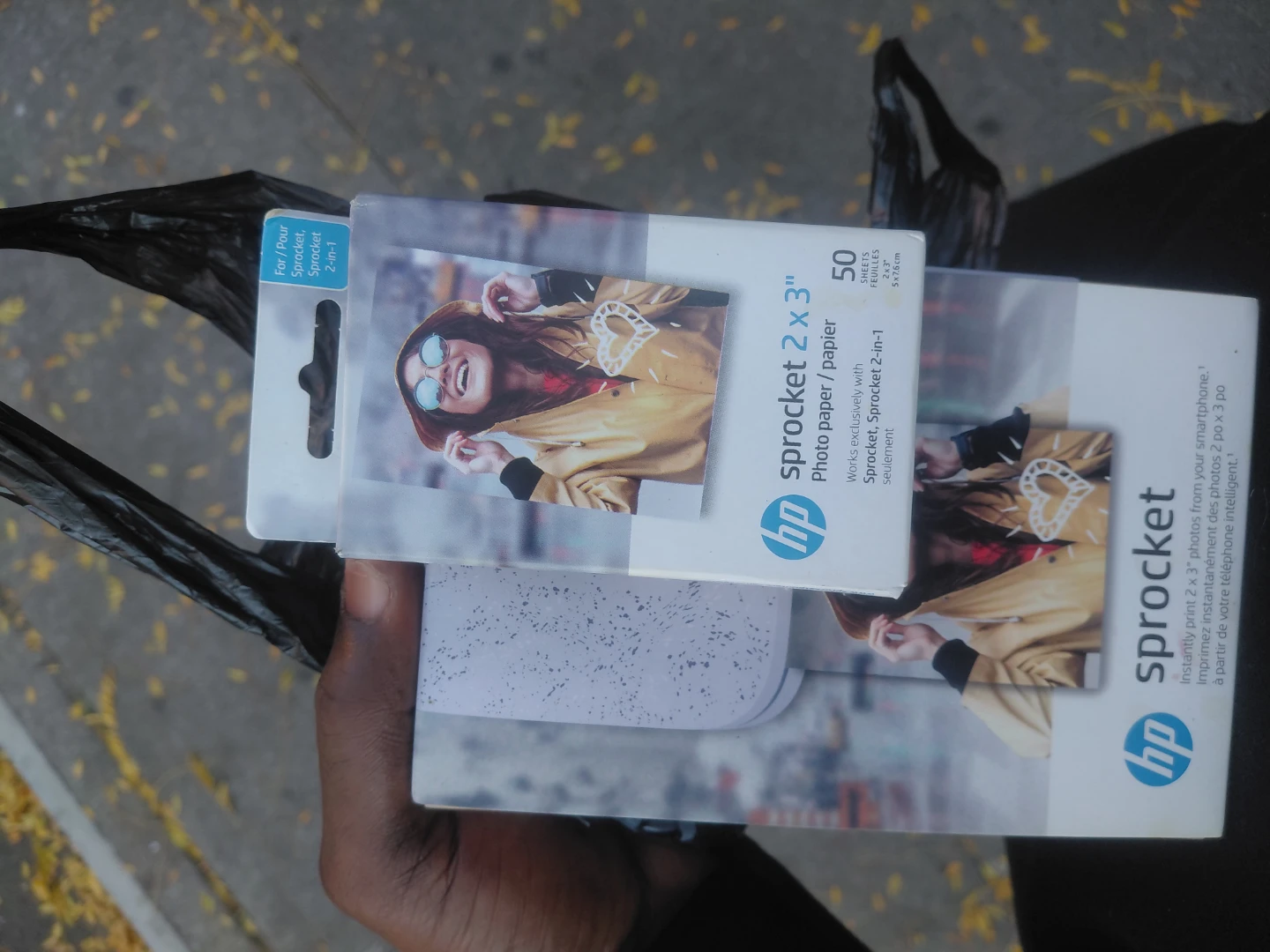 HP Sprocket 2-in-1 Photo Printer and Paper Pack