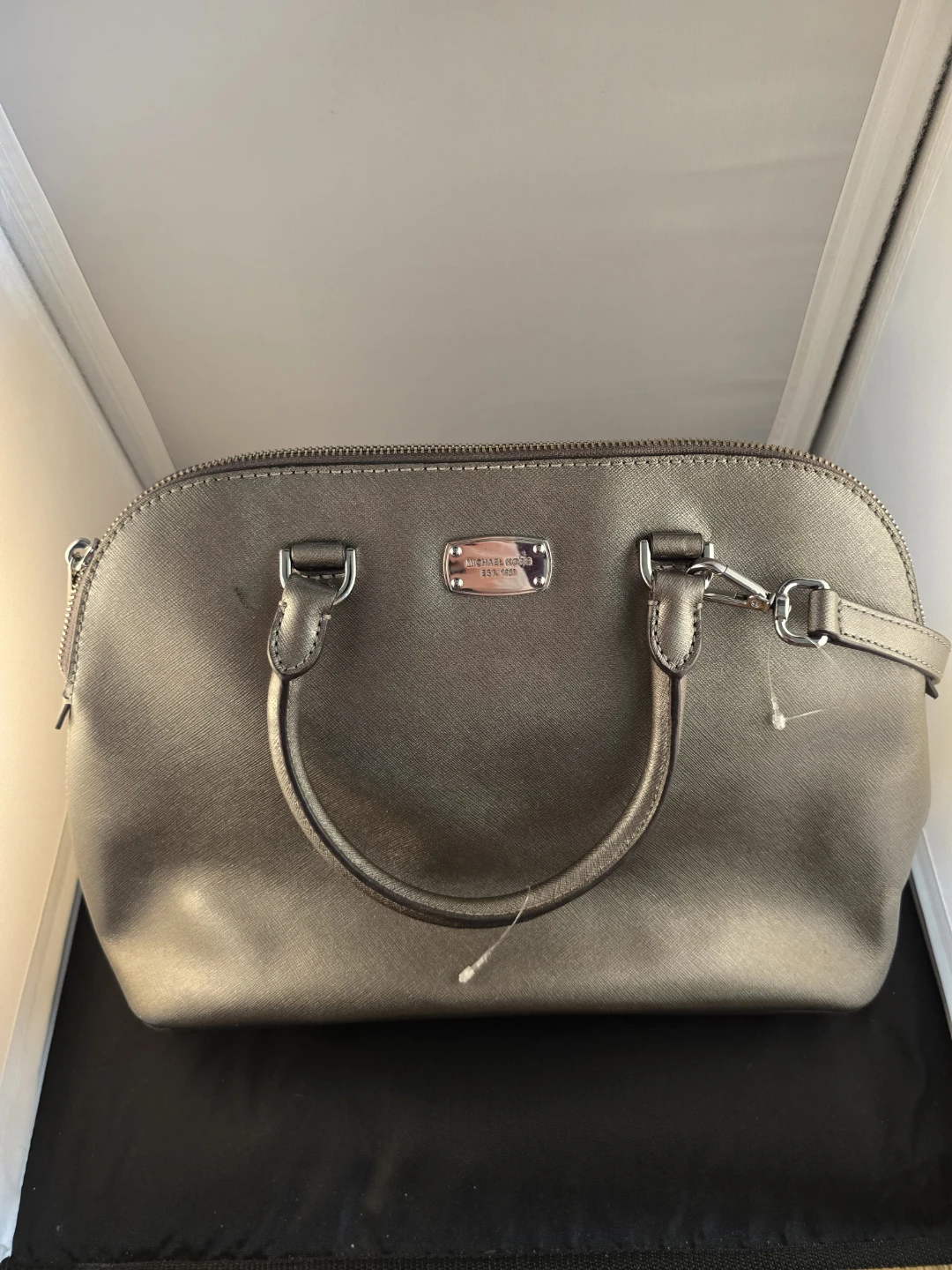 Michael Kors Saffiano Leather Dome Satchel
