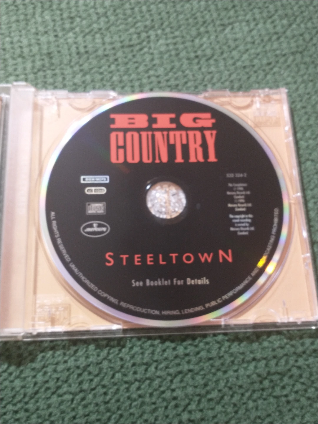 Big Country - Steeltown CD - photo 3
