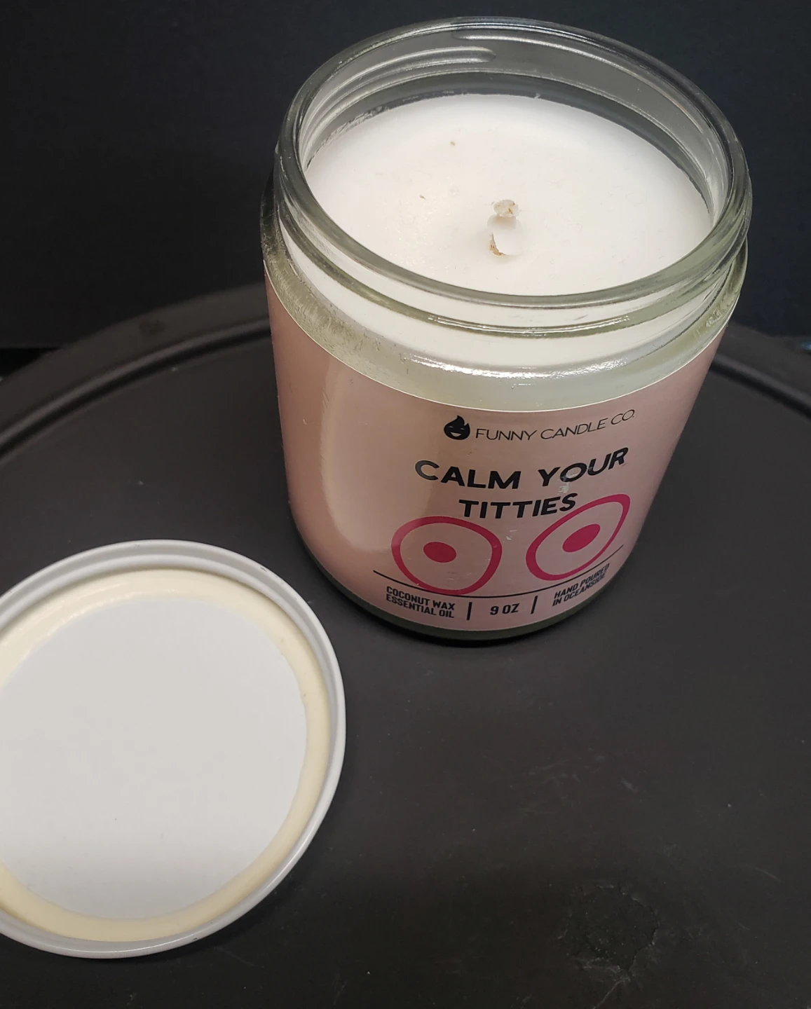 Funny Candles Calm Your Titties - photo 2