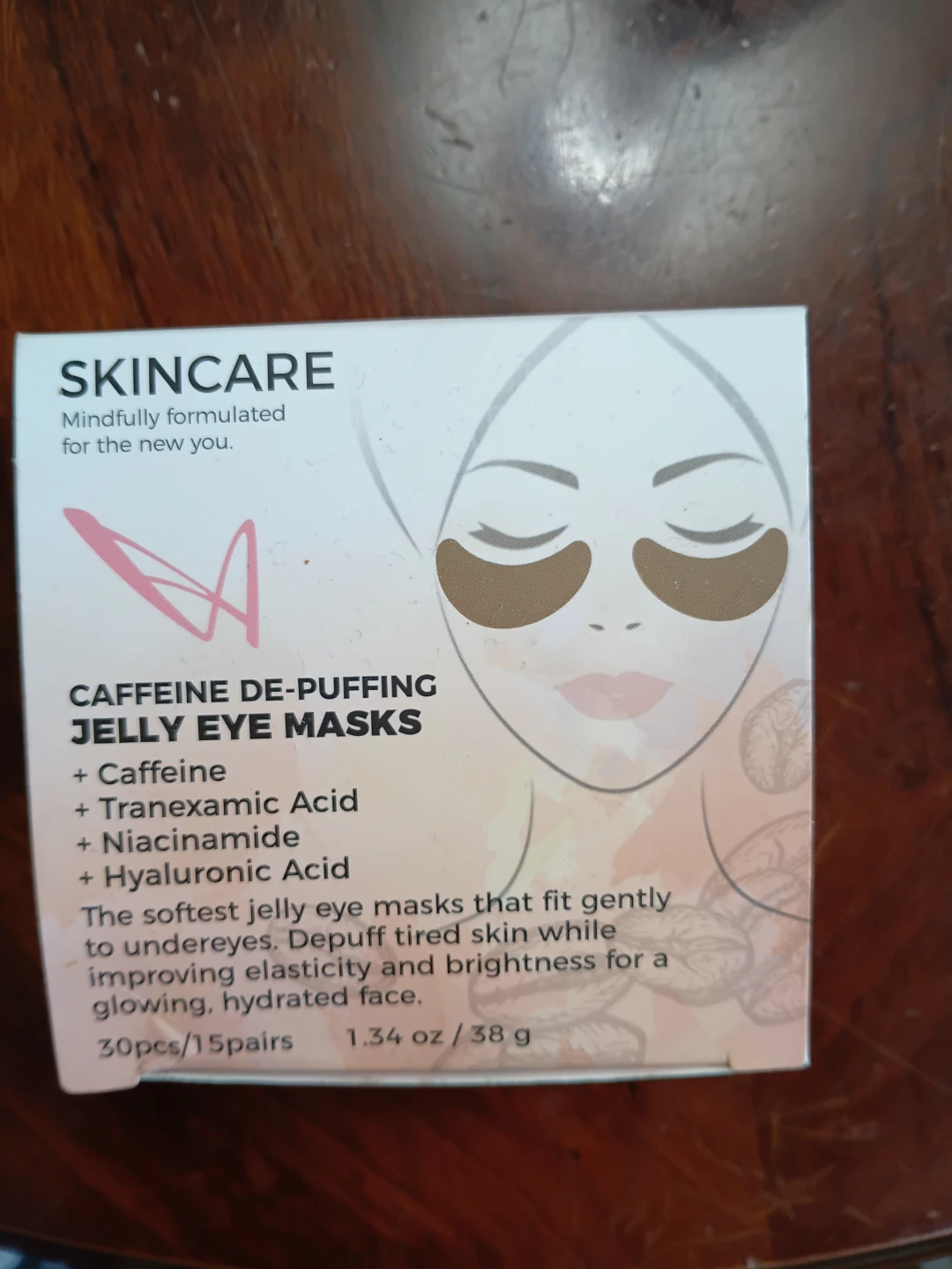 Skincare Caffeine De-Puffing Jelly Eye Masks