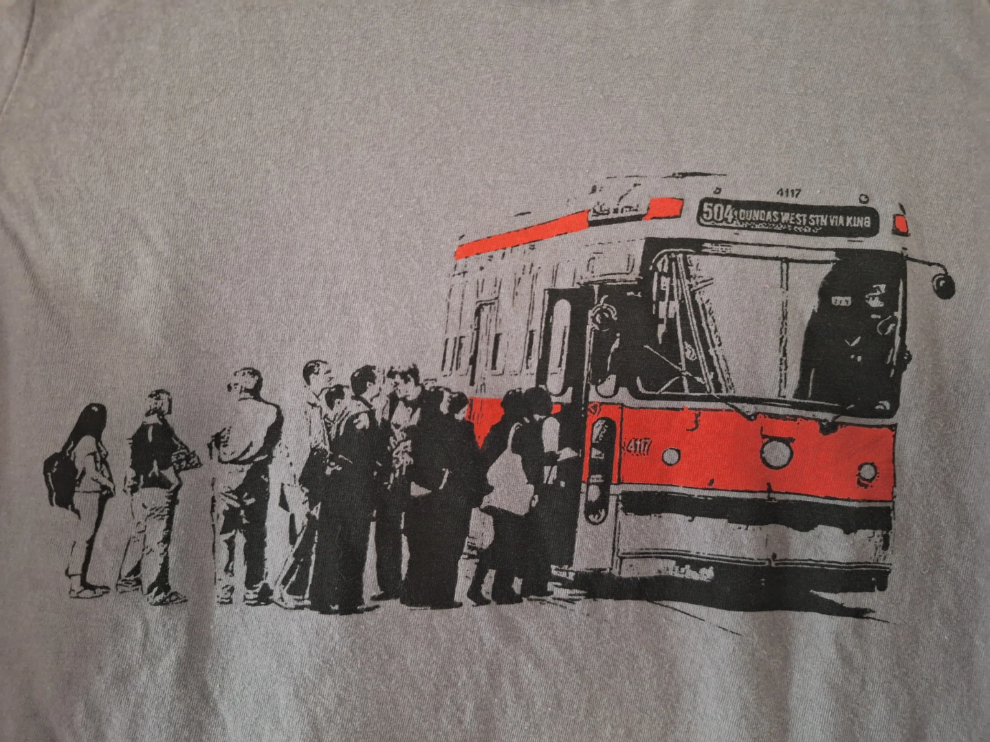 Tresnormale Kids Toronto Streetcar T-Shirt Grey - photo 2