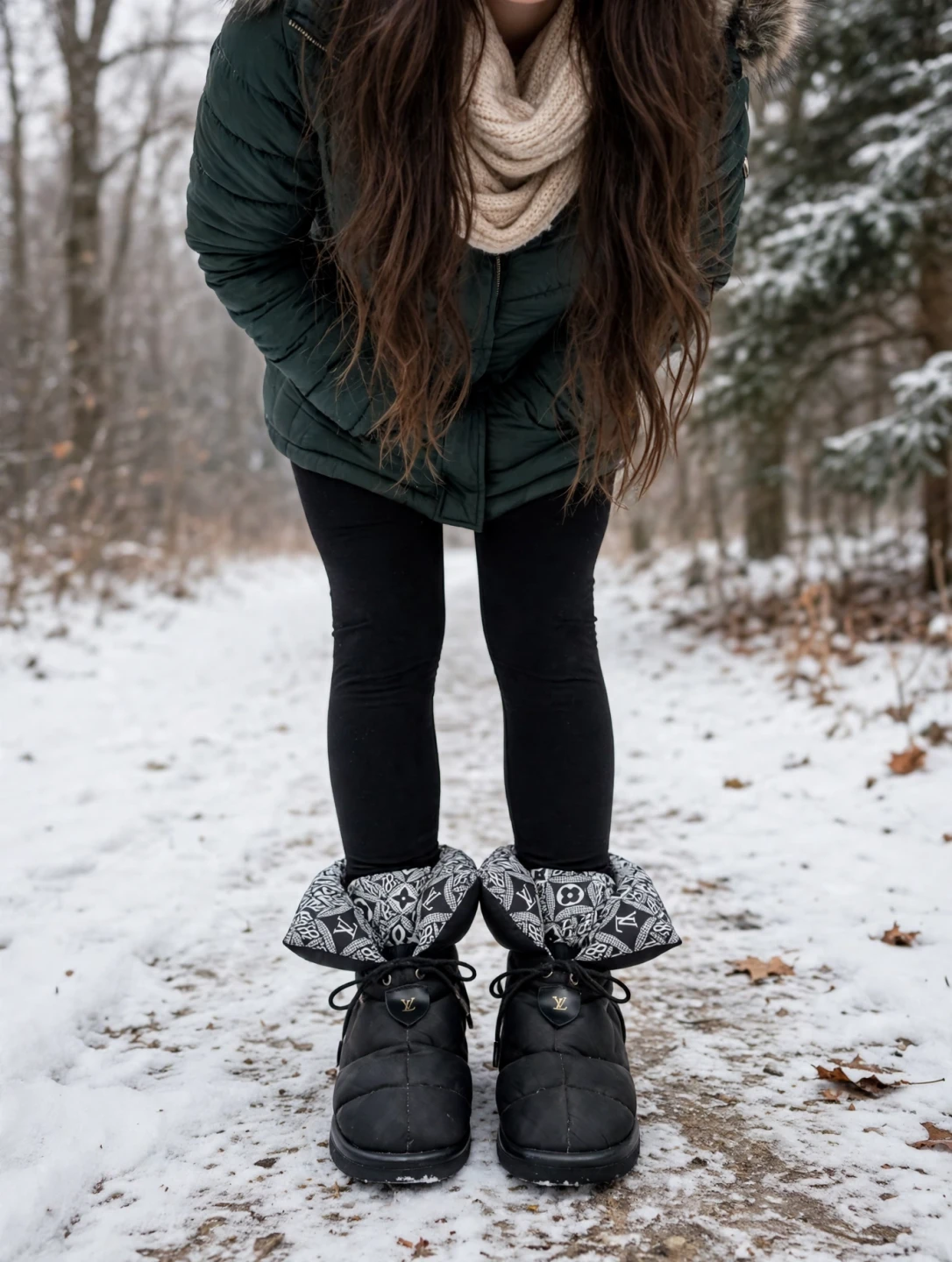 Louis Vuitton Puffer Ankle Boots