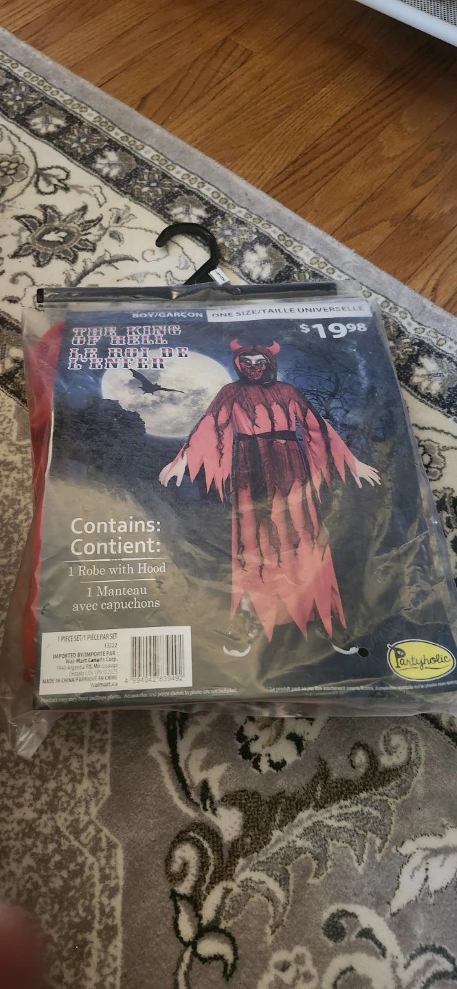 Partyholic King of Hell Boy's Costume