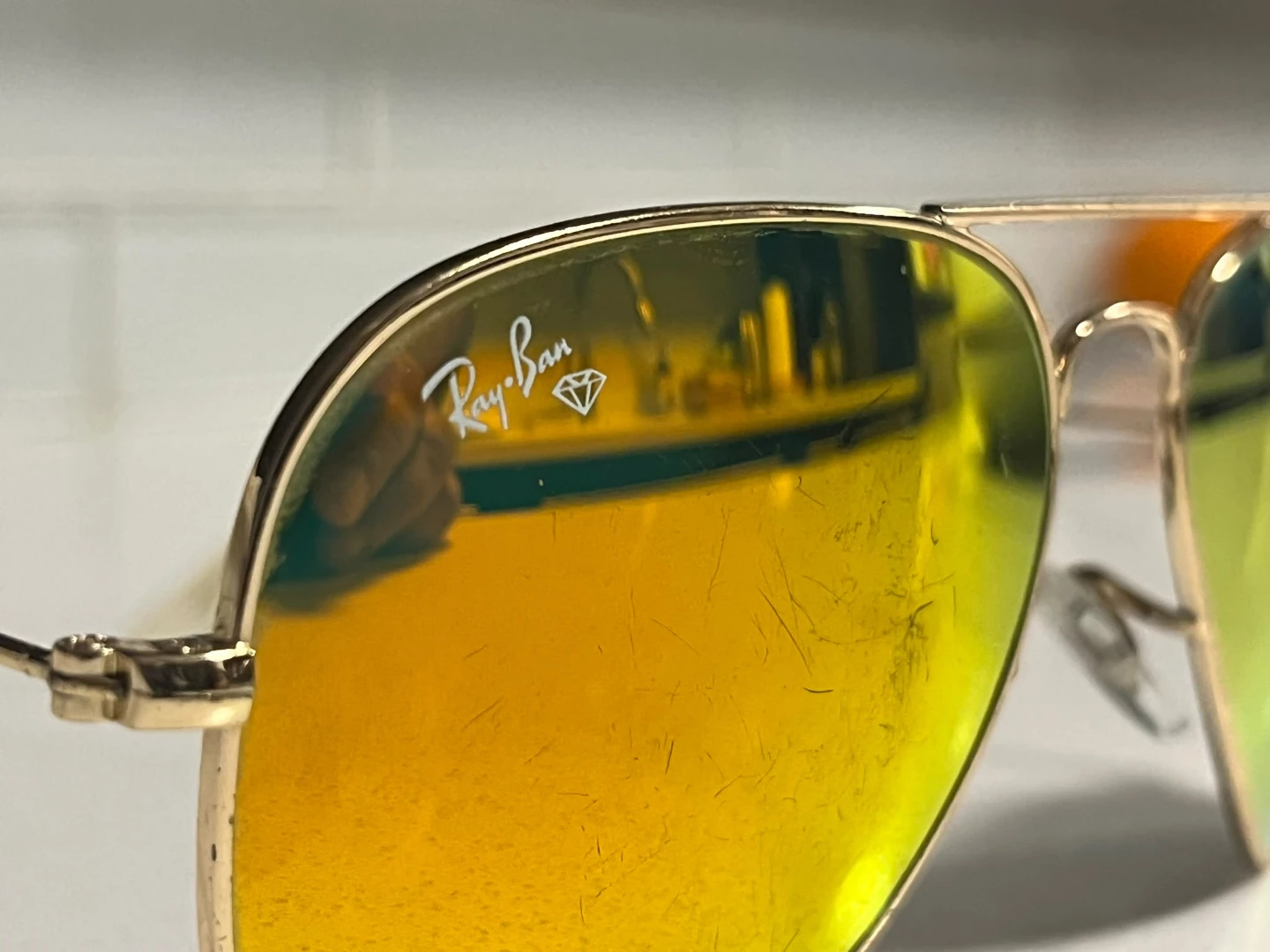 Ray-Ban Aviator Sunglasses Gold