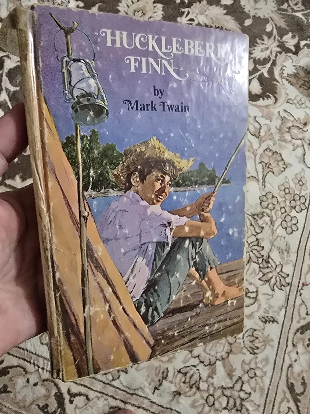 1970 Huckleberry Finn by Mark Twain - Modern Abridged Edition