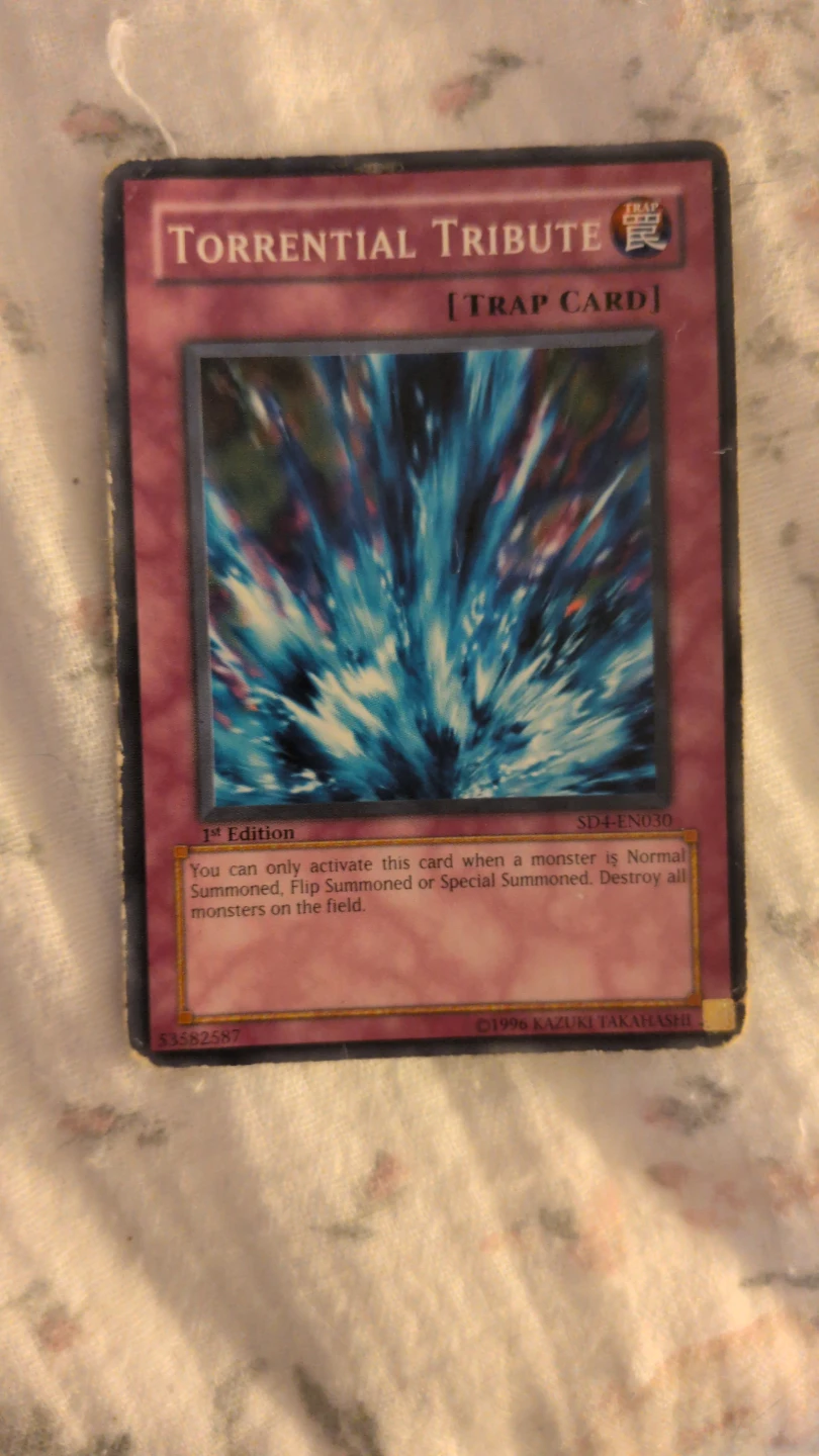 Yu-Gi-Oh! Torrential Tribute Card