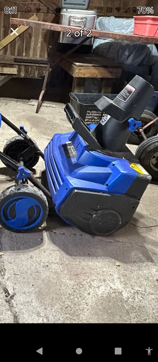 Snow Joe Hybrid Snow Blower