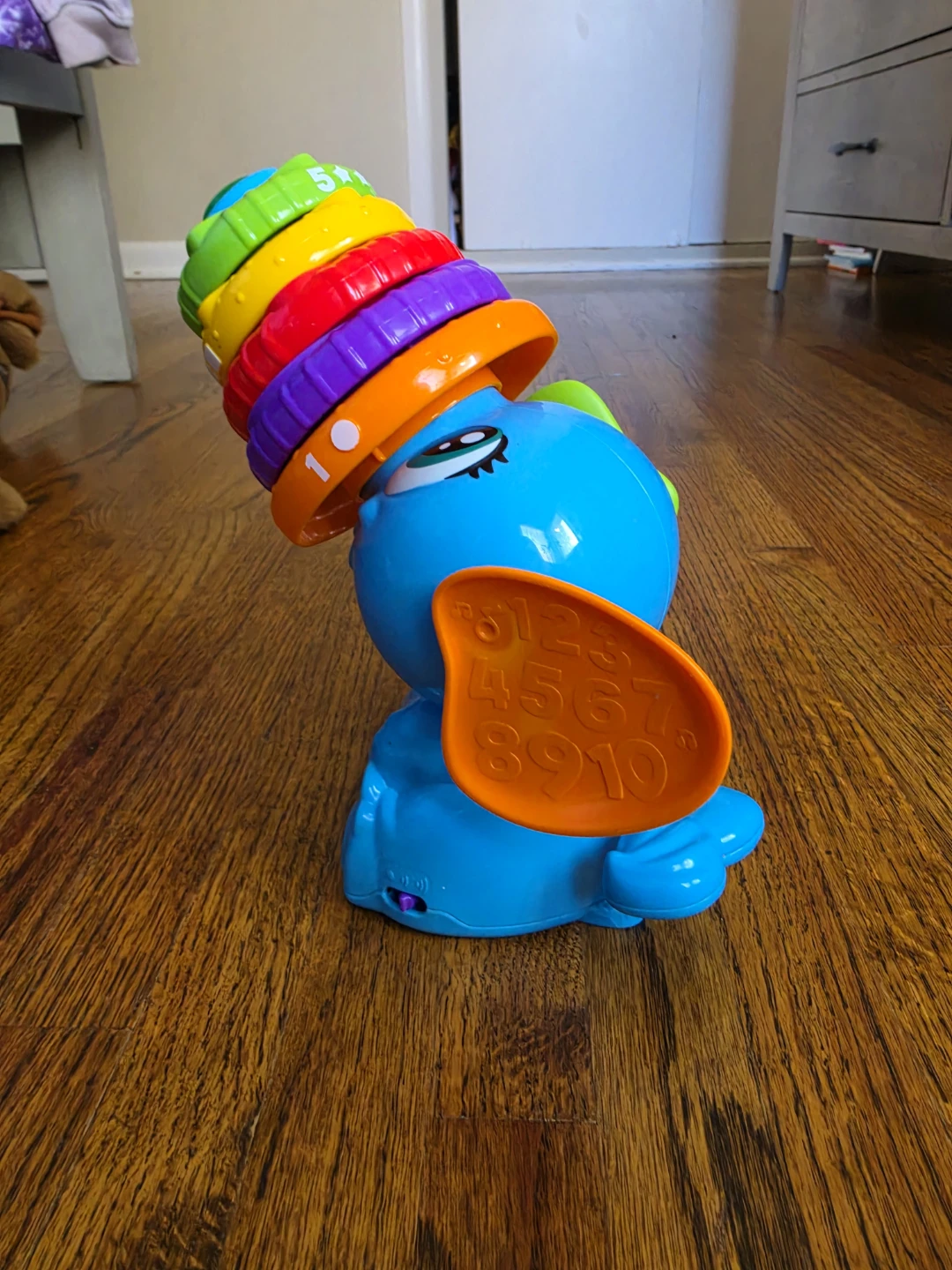Interactive Musical Elephant Stacking Toy