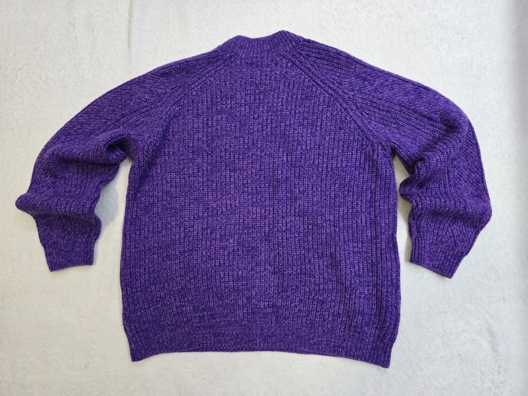 NAADAM Purple Wool Blend Sweater - photo 2
