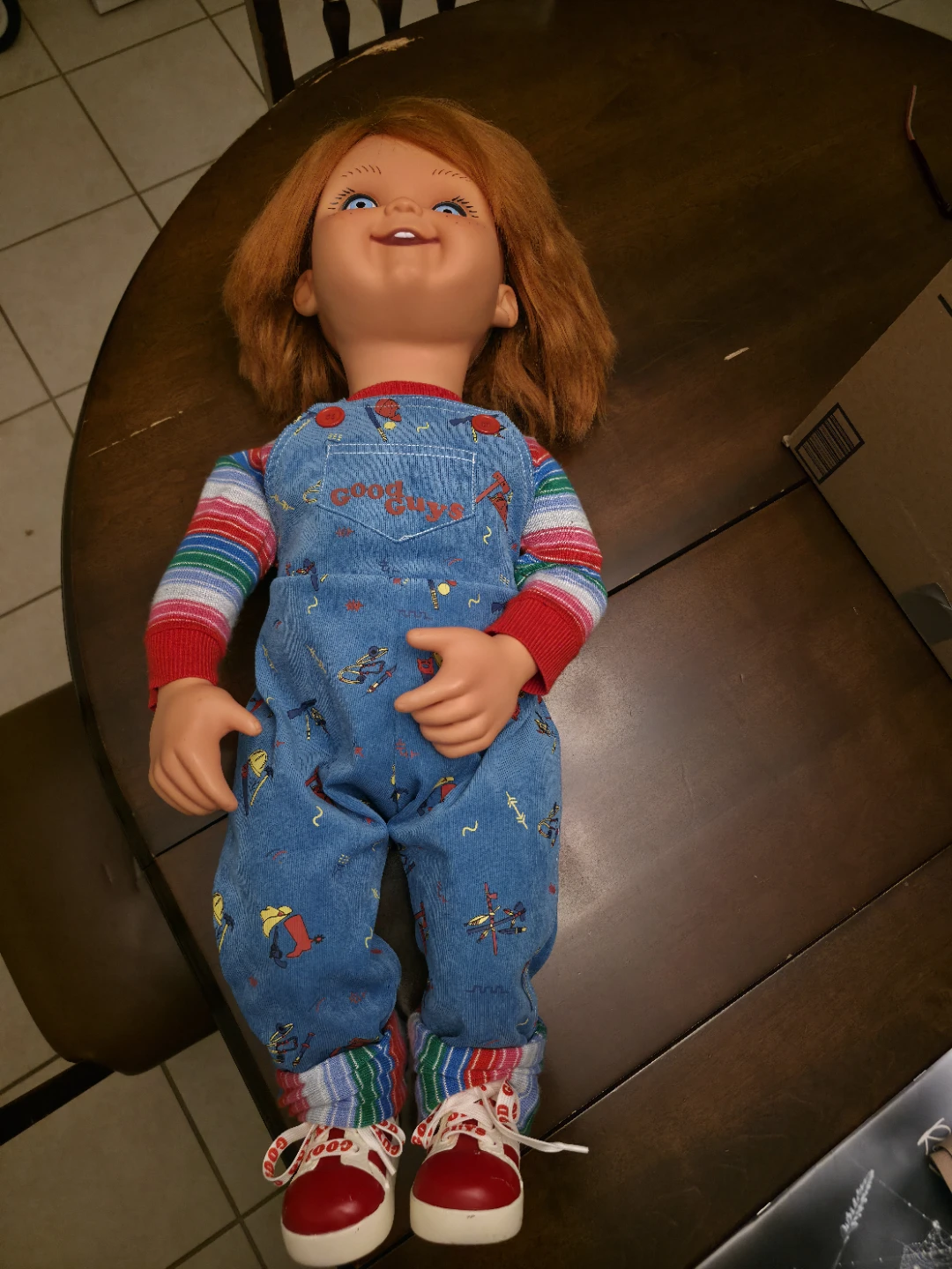 USED TOTS CHUCKY DOLL WITH BOX. GREAT FOR HALLOWEEN - photo 3