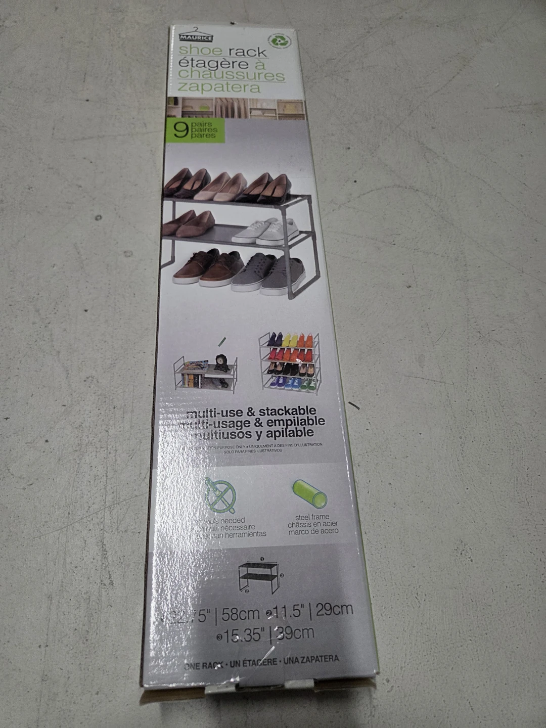 Maurice Multi-Use Stackable Shoe Rack - photo 2