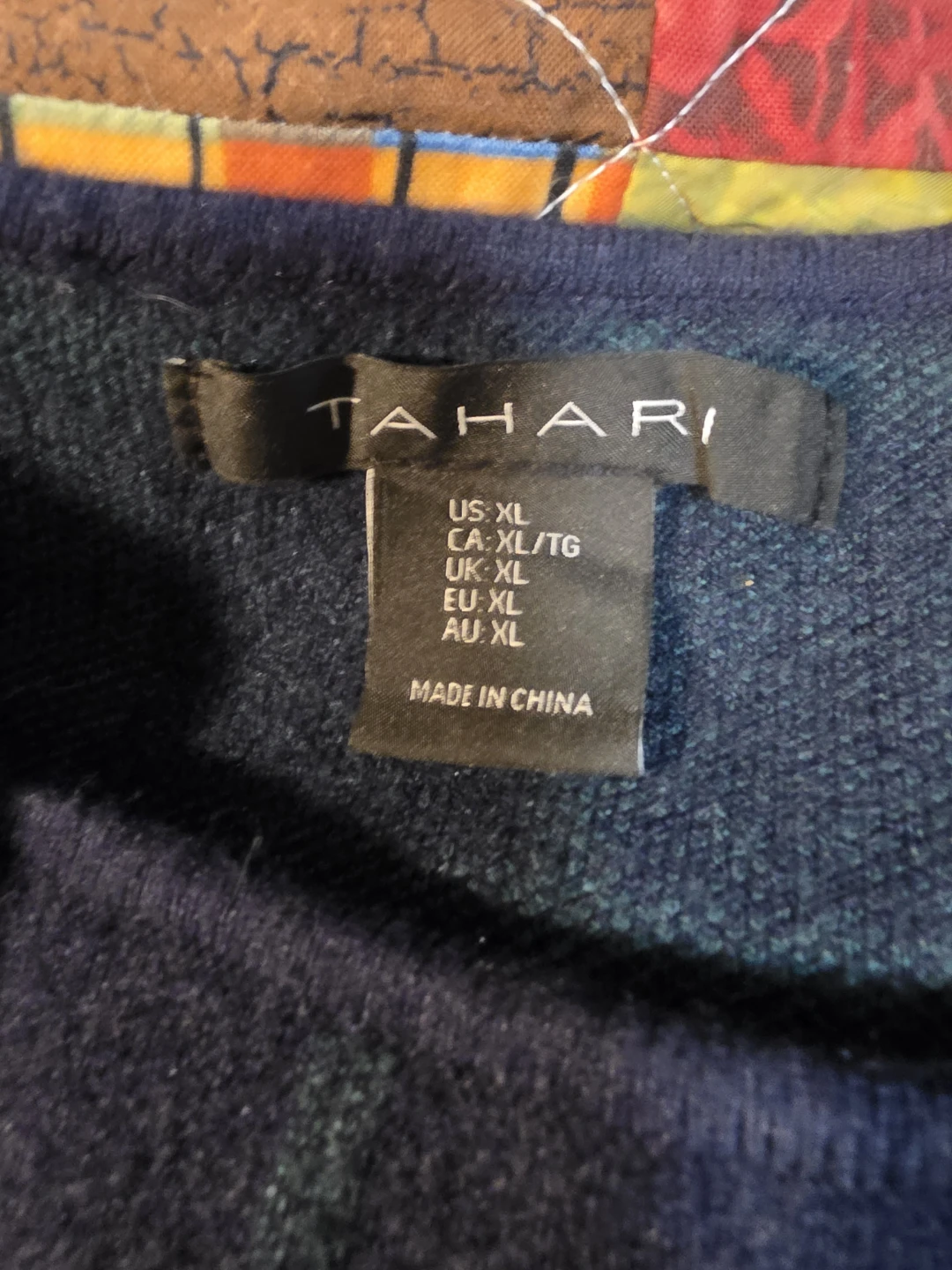 Tahari Plaid Knit Dress Size XL - photo 4