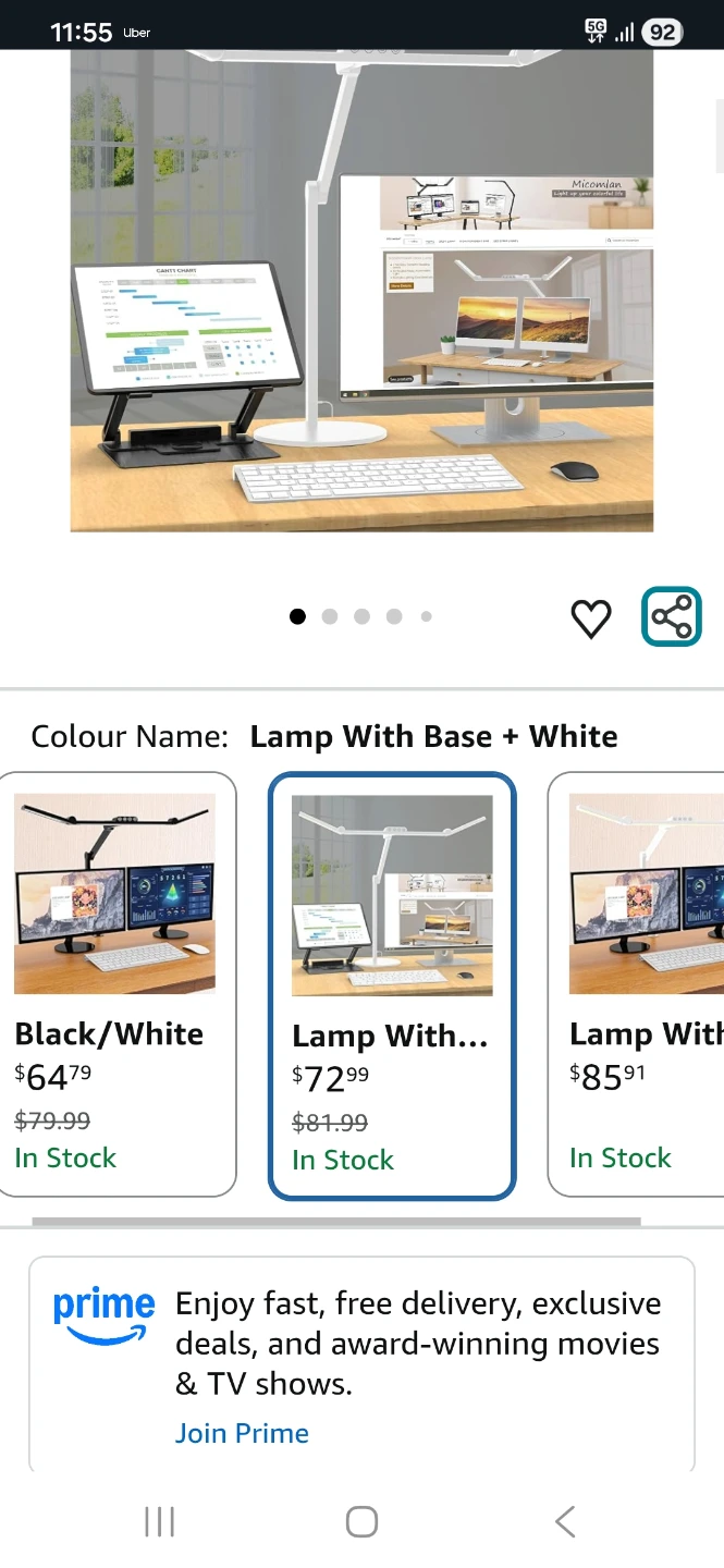 Micomlan LED Desk Lamp
