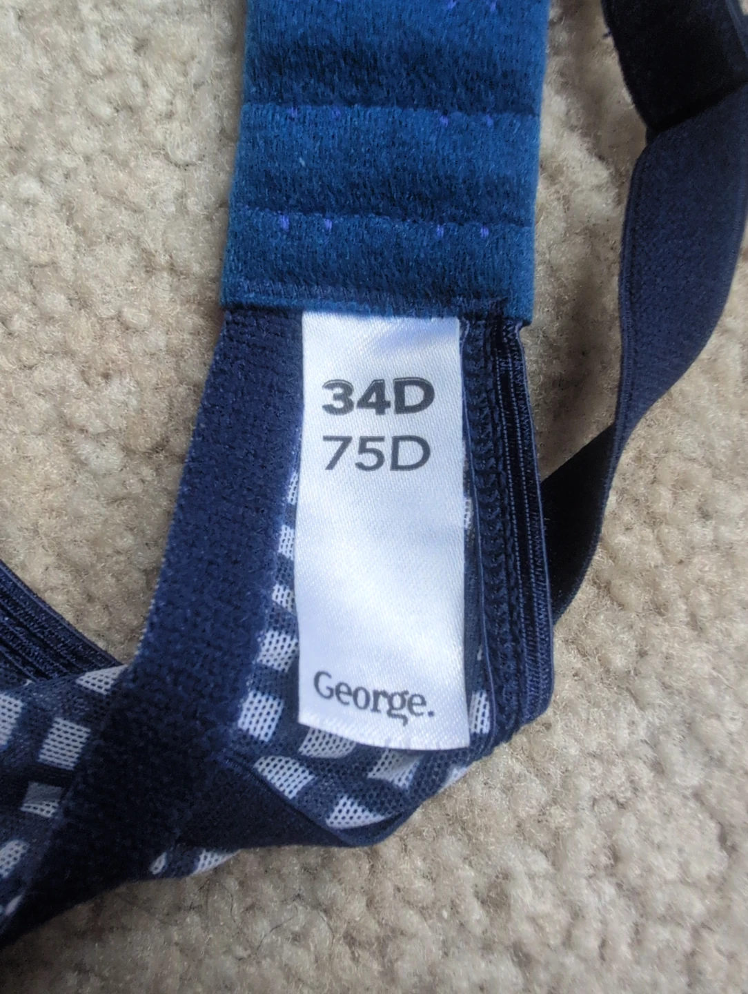 George check print bra - photo 2