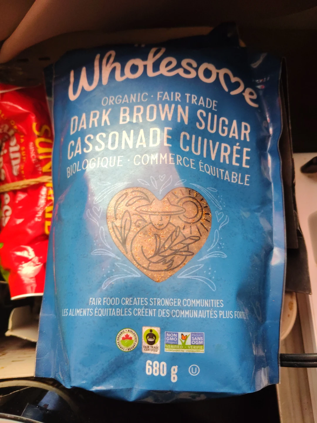 Dark Brown Organic Sugar Sustainably Farmed 680grams - photo 2