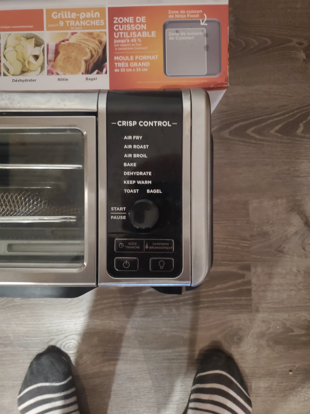 Ninja Foodi Digital Air Fry Oven Flips Up And Away - photo 2