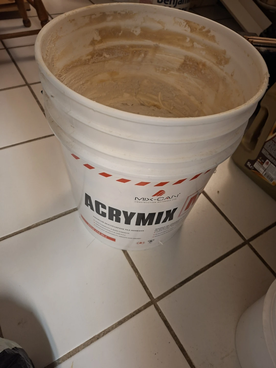 Mix-Can Acrymix Tile Adhesive - Partially Used - photo 2