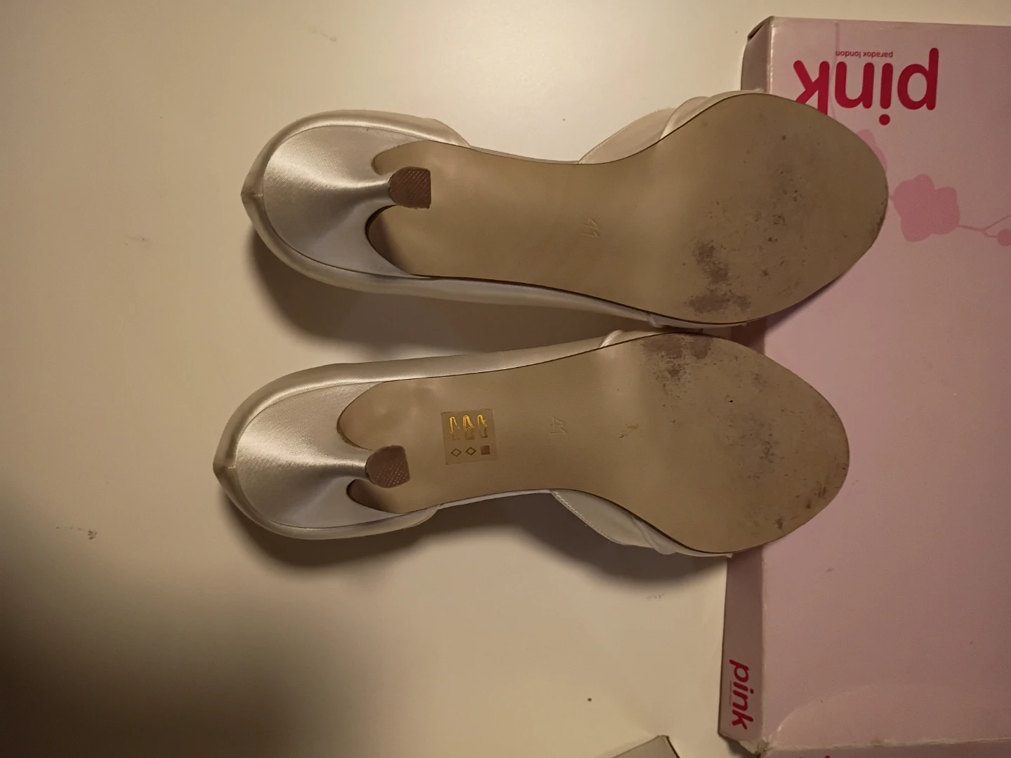 Pink Paradox London satin heels - photo 4