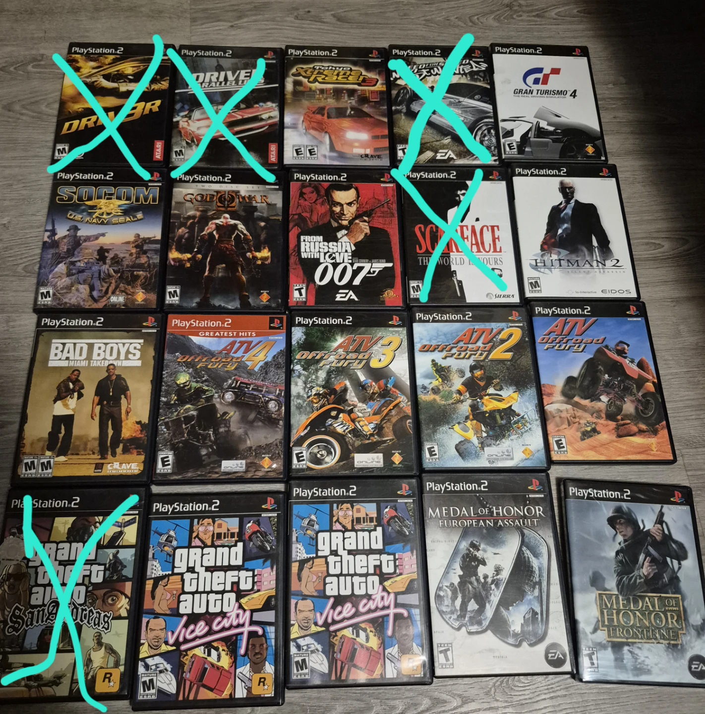 Collection of PlayStation 2 Games