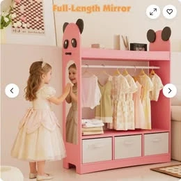 NEW Pink Panda Cabinet for girls