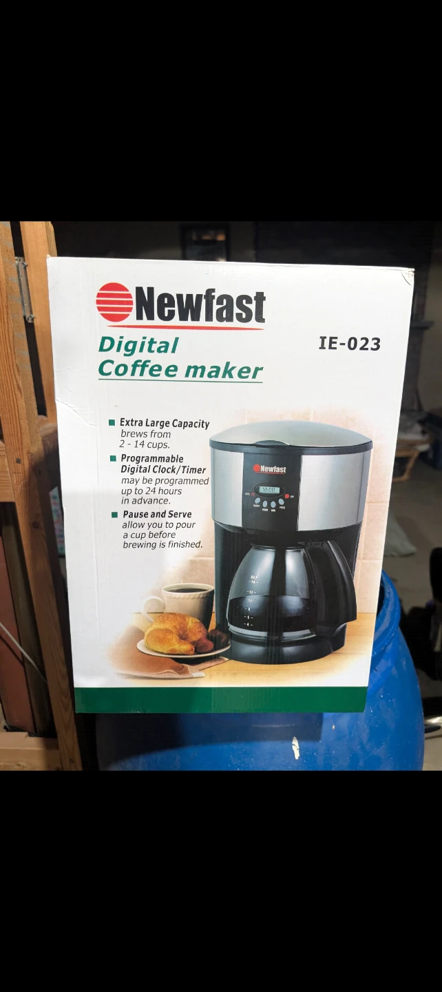Newfast 14-Cup Digital Coffee Maker – New in Box