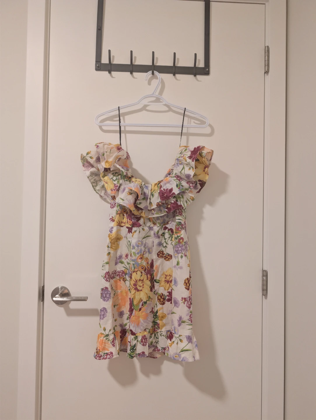 Floral Print Ruffle Dress