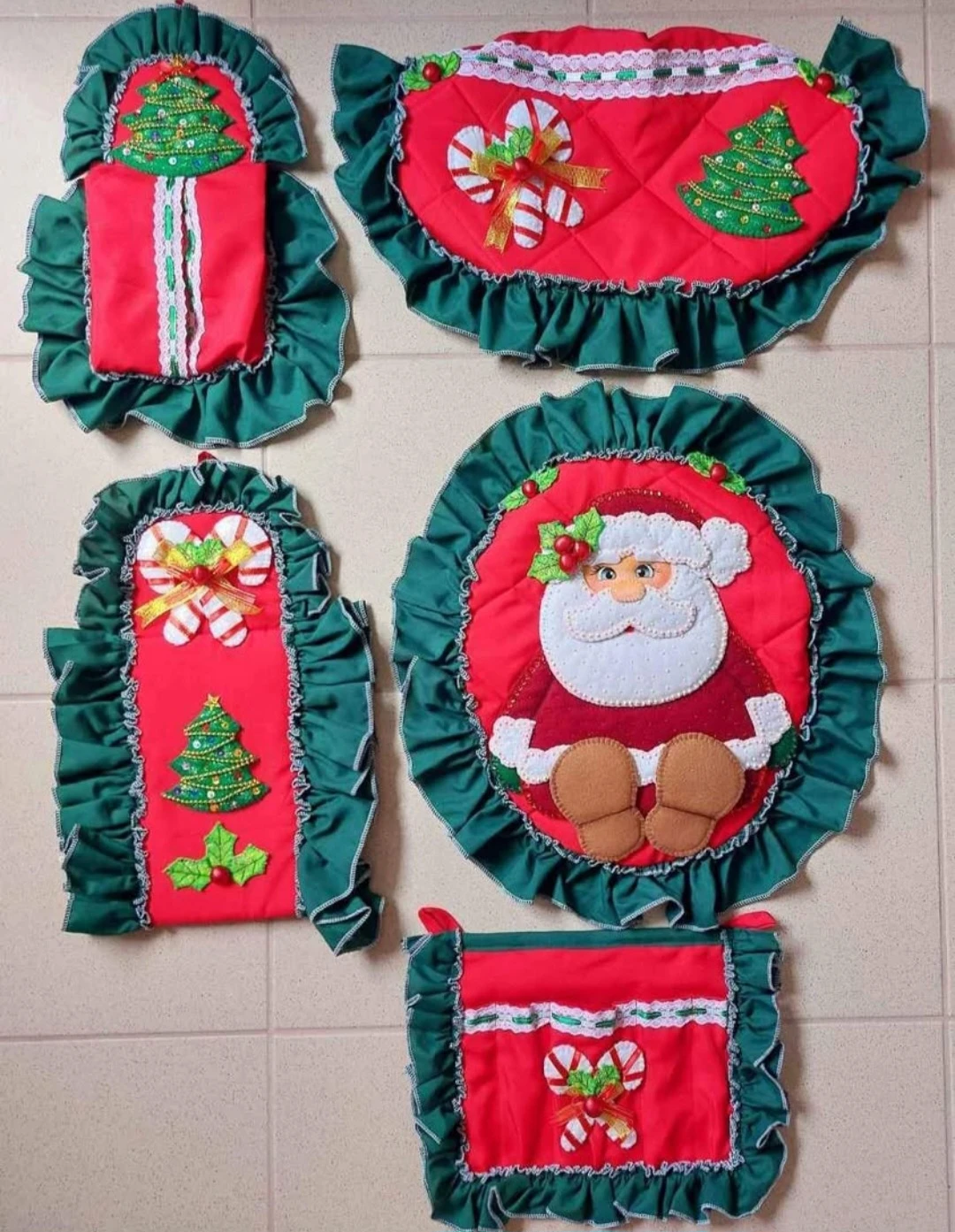 Christmas Bathroom Set