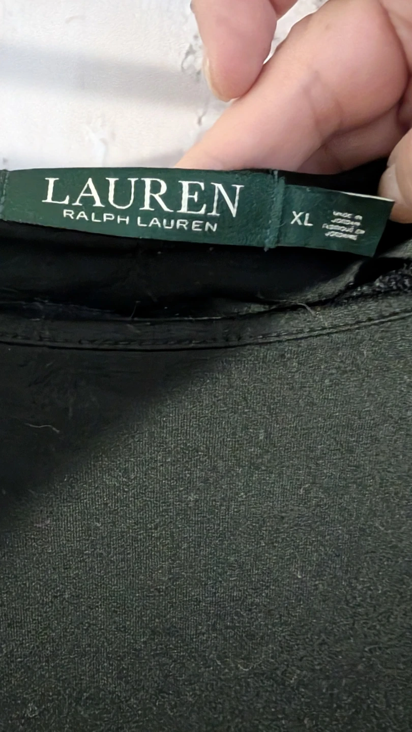 Lauren Ralph Lauren Black Lace Sleeve Top - photo 4